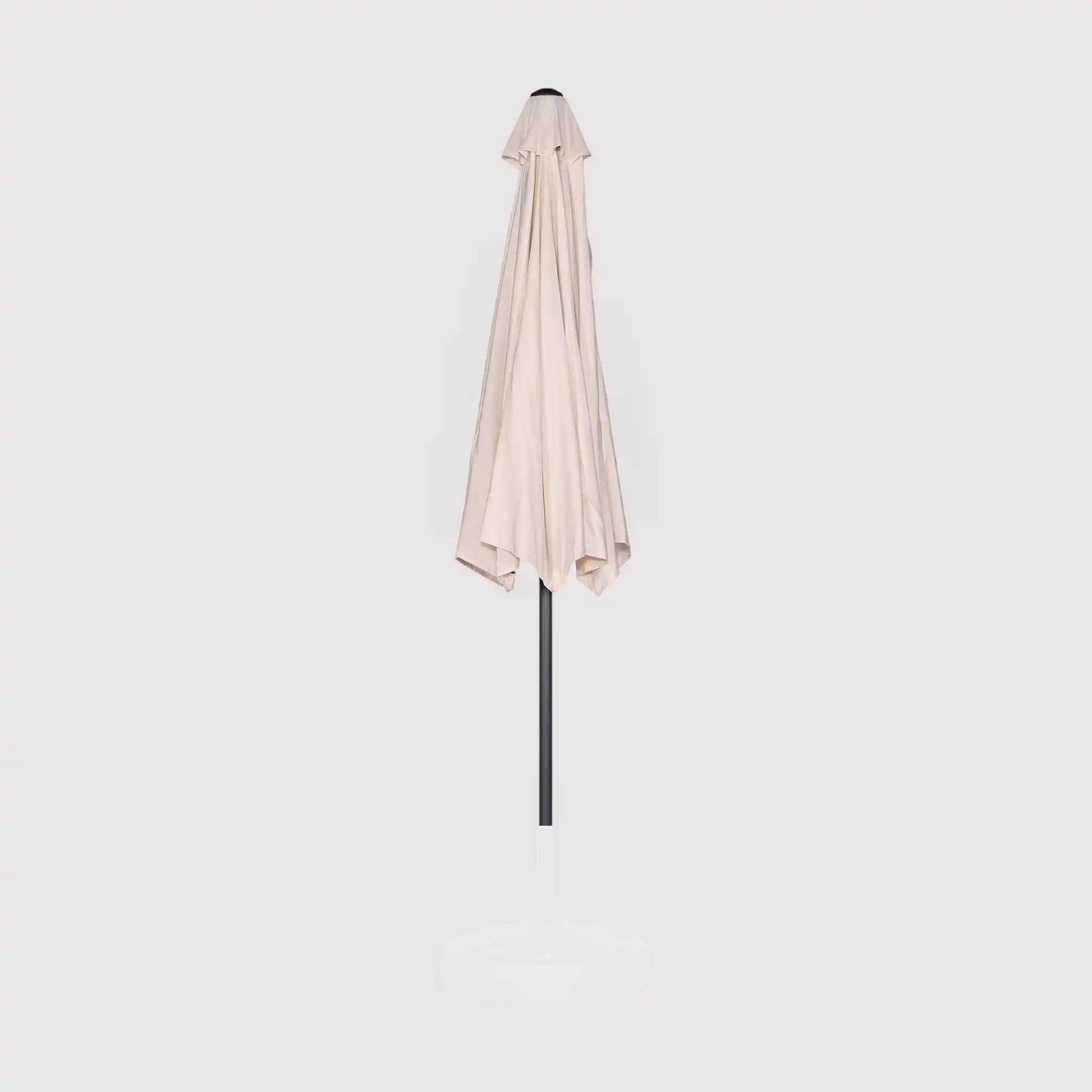 Abuliton - Ombrellone a mezzaluna beige da parete - Image 5
