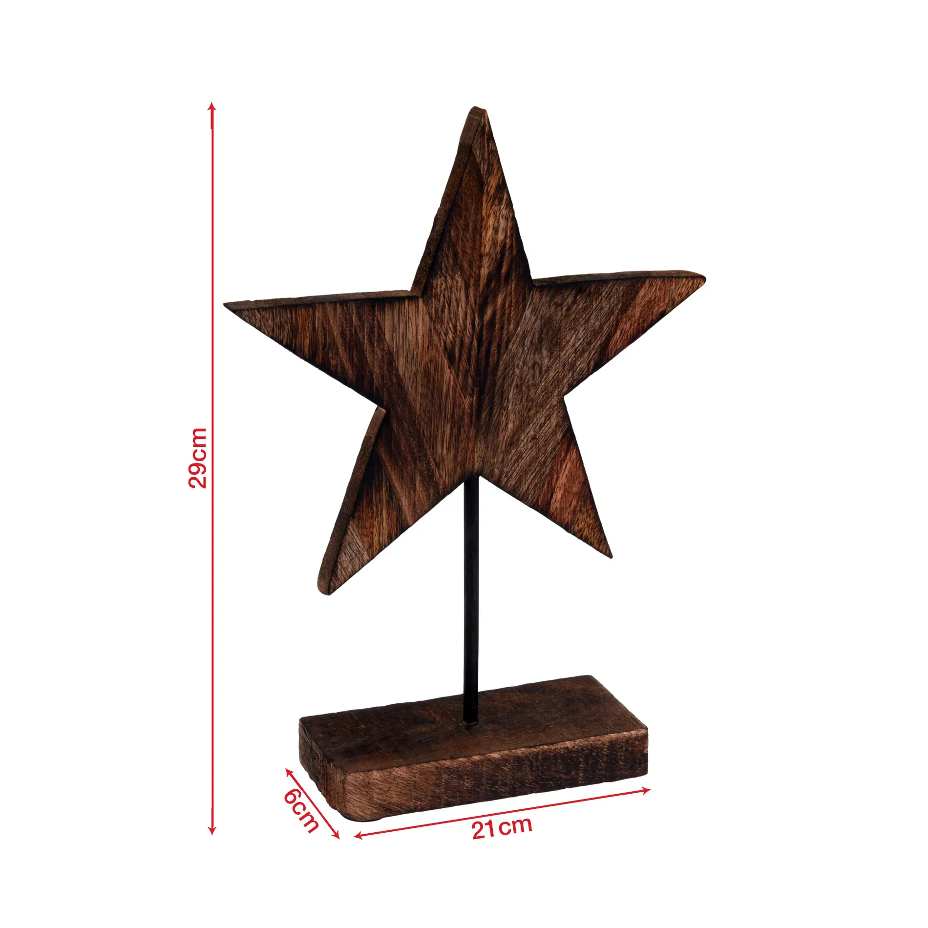 Acorus - Stella di Natale decorativa in legno - Image 4