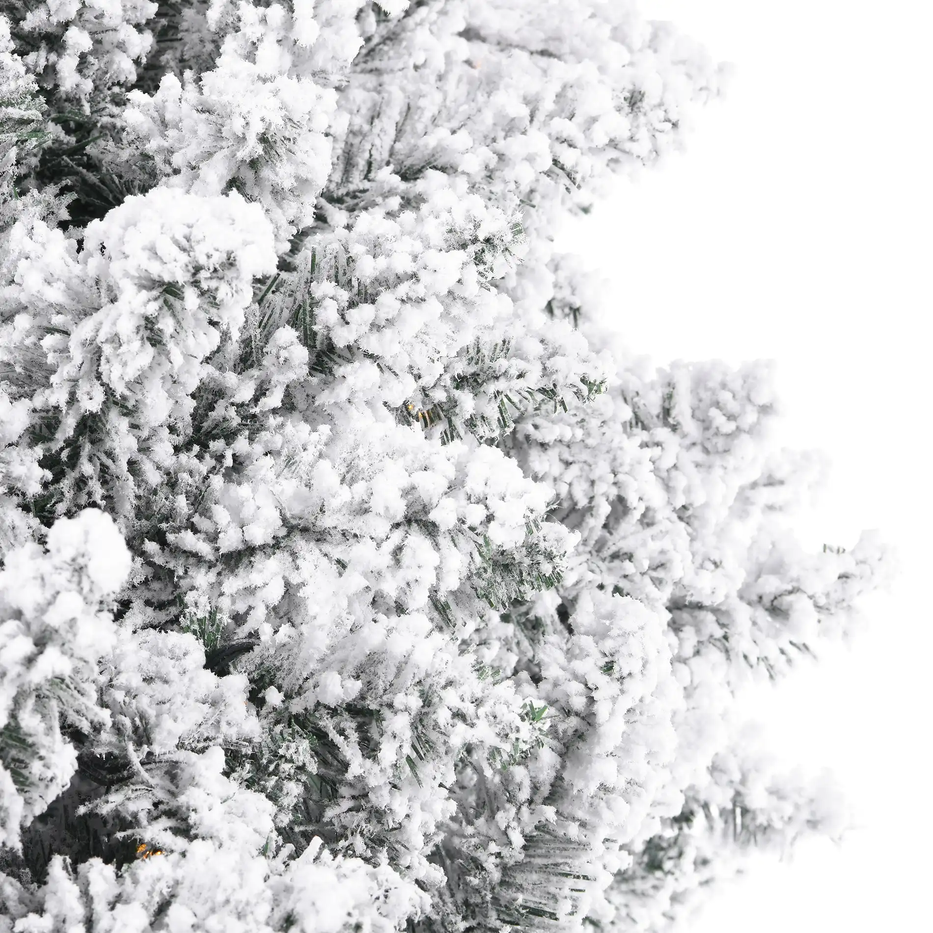 Akik - Albero di Natale con neve finta e luci a led H 210 cm - Image 4