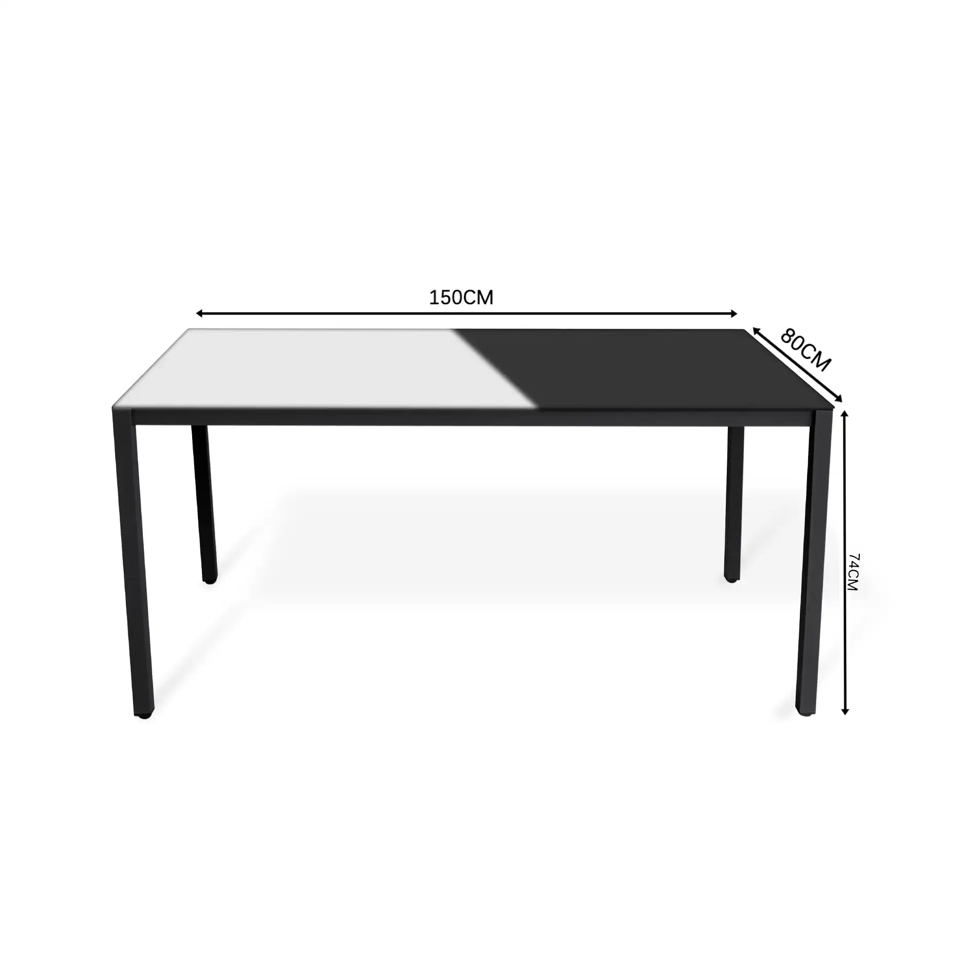Akpala - Set da giardino con tavolo e 4 sedie grigio chiaro - Image 8