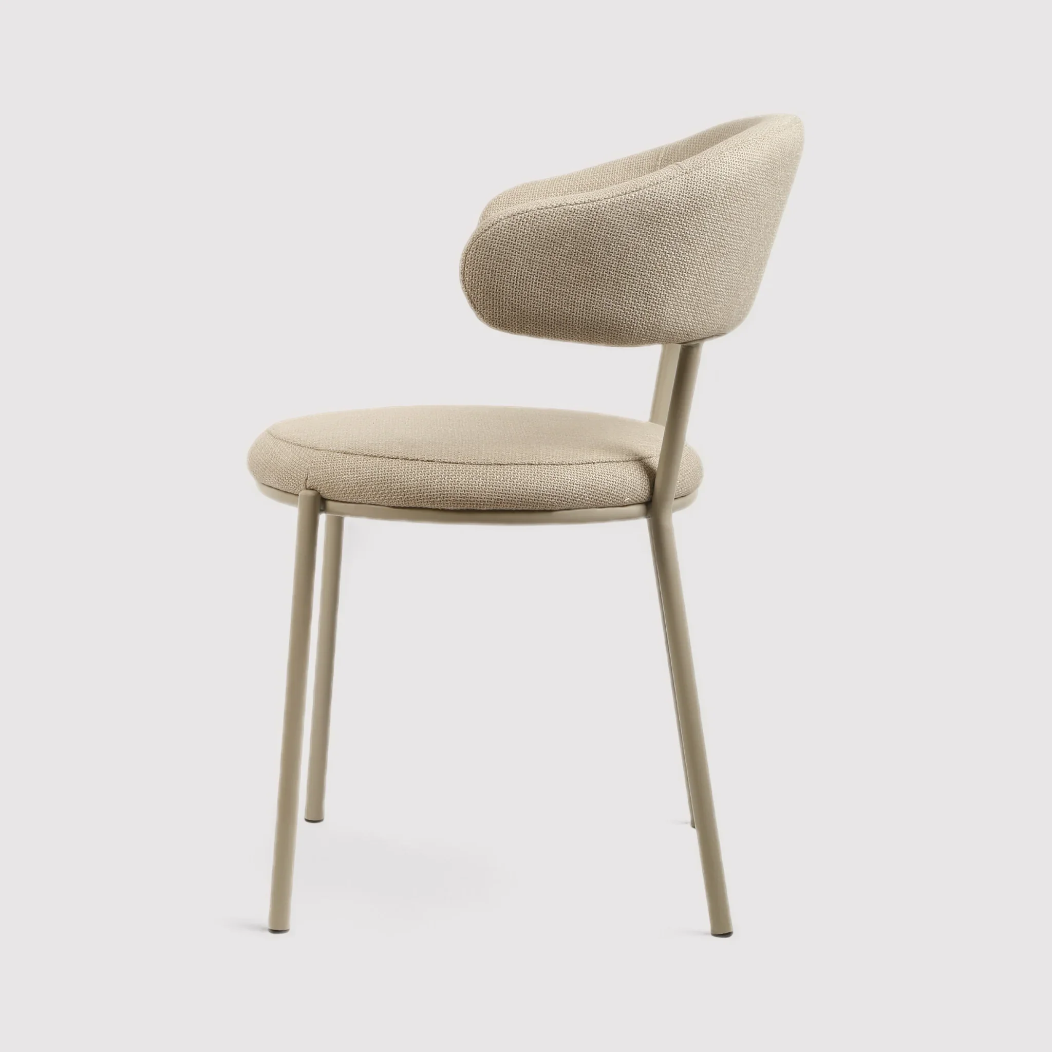 Alamanda - Set 2 sedie da pranzo design beige in stile moderno - Image 4