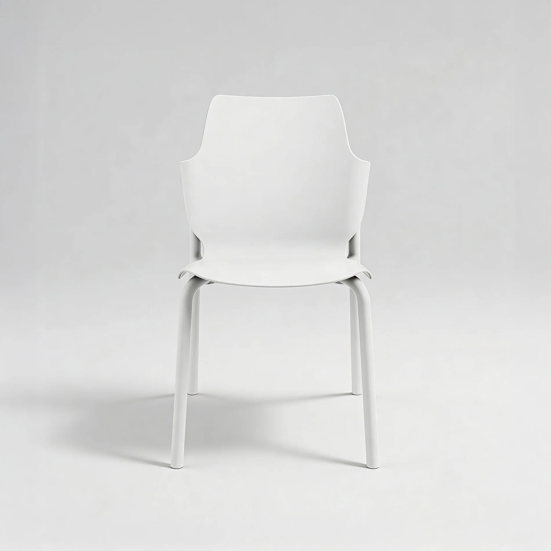 Almar - Set 2 Sedie da esterno bianco ghiaccio stile Moderno - Image 4
