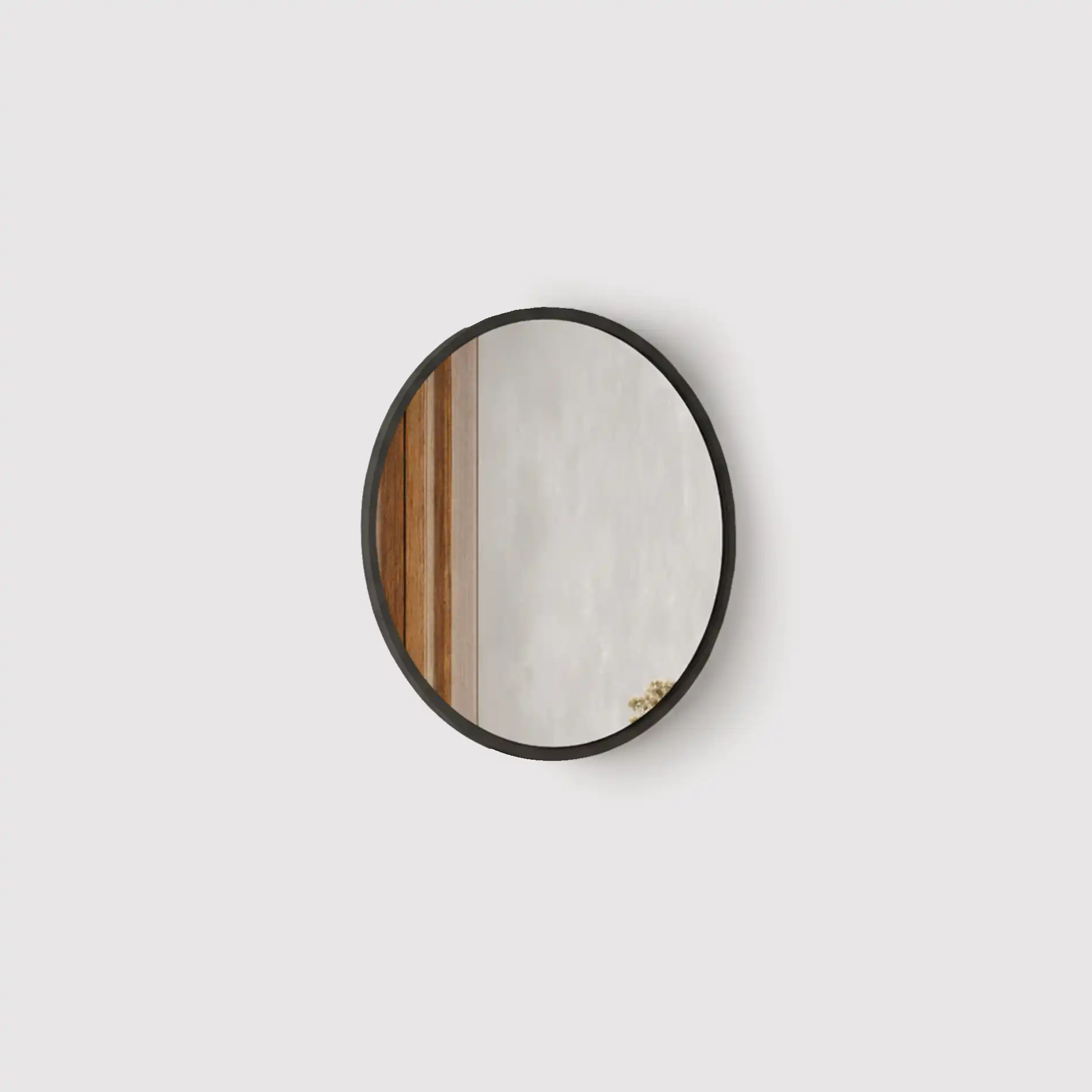 Anbar - Specchio tondo moderno grigio antracite Ø 60 cm - Image 4