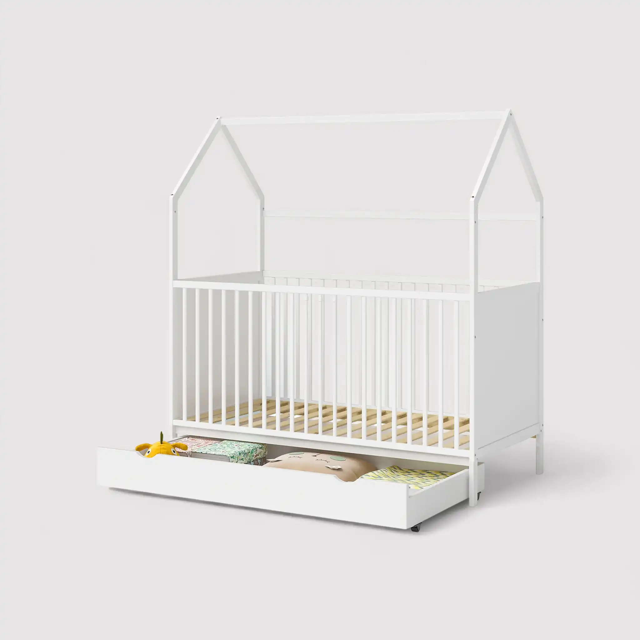 Asimina - Letto montessoriano per bambini o neonati con cassetto - Image 4