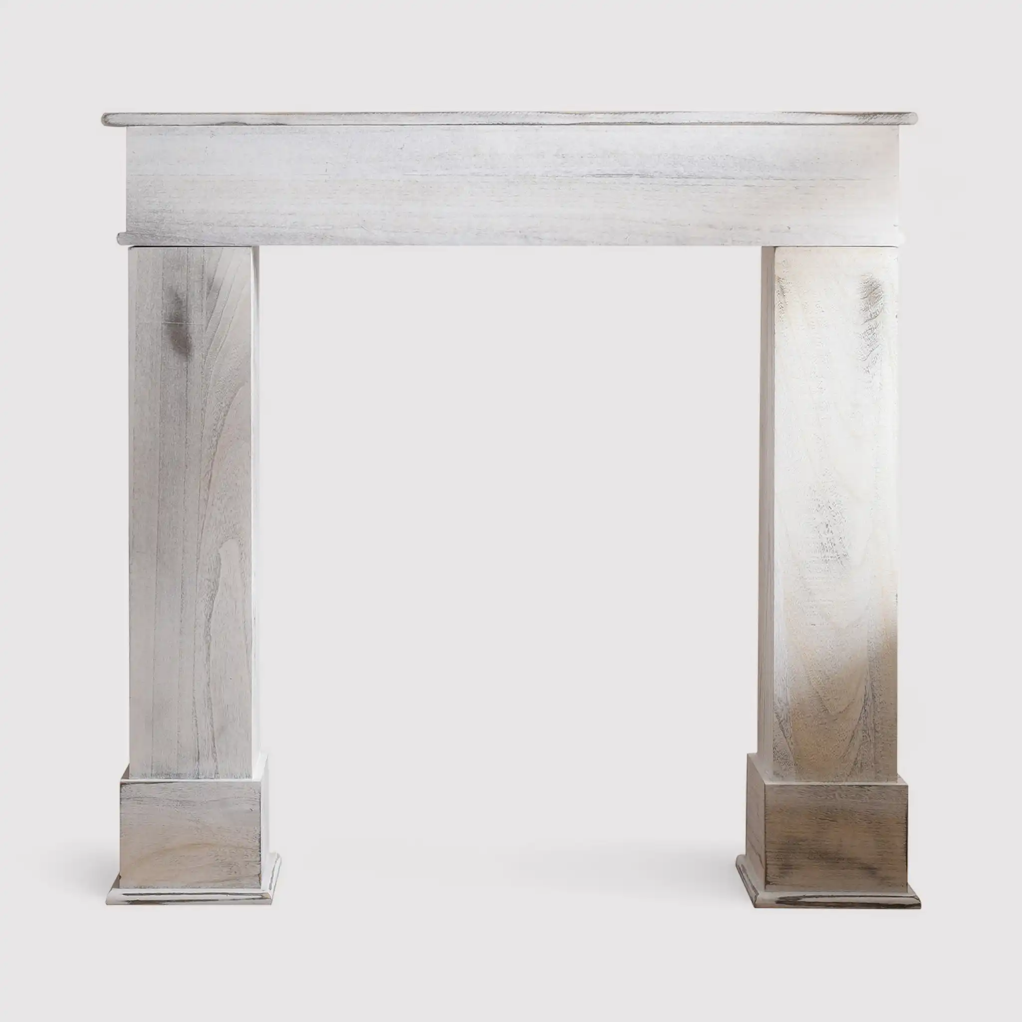 Asperula - Finto camino shabby chic bianco per salotto - Image 5