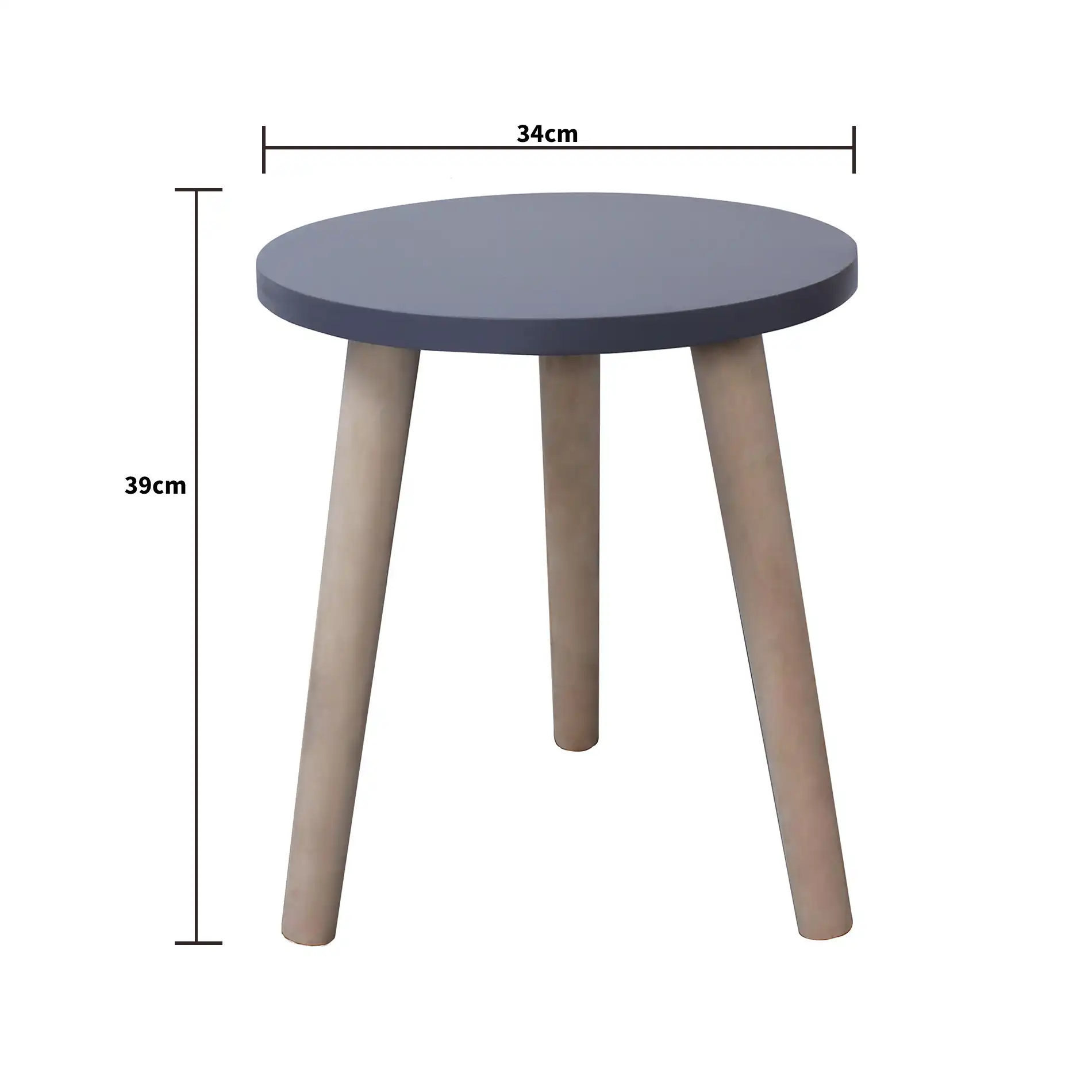 Astrid - Tavolino tondo in stile moderno e scandinavo per salotto - Image 4