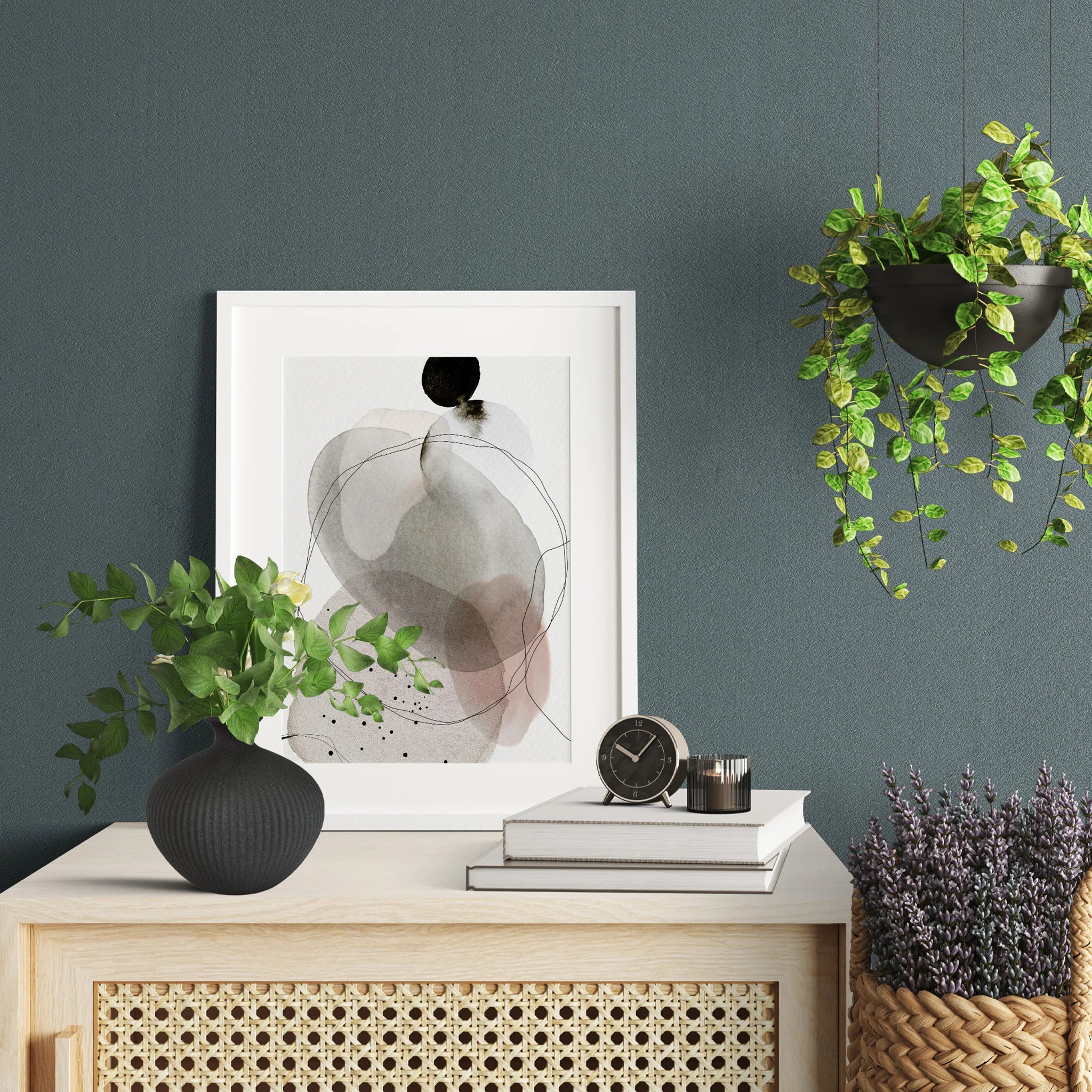 Ayous - Vaso decorativo a forma di giara in gres nero - Image 2