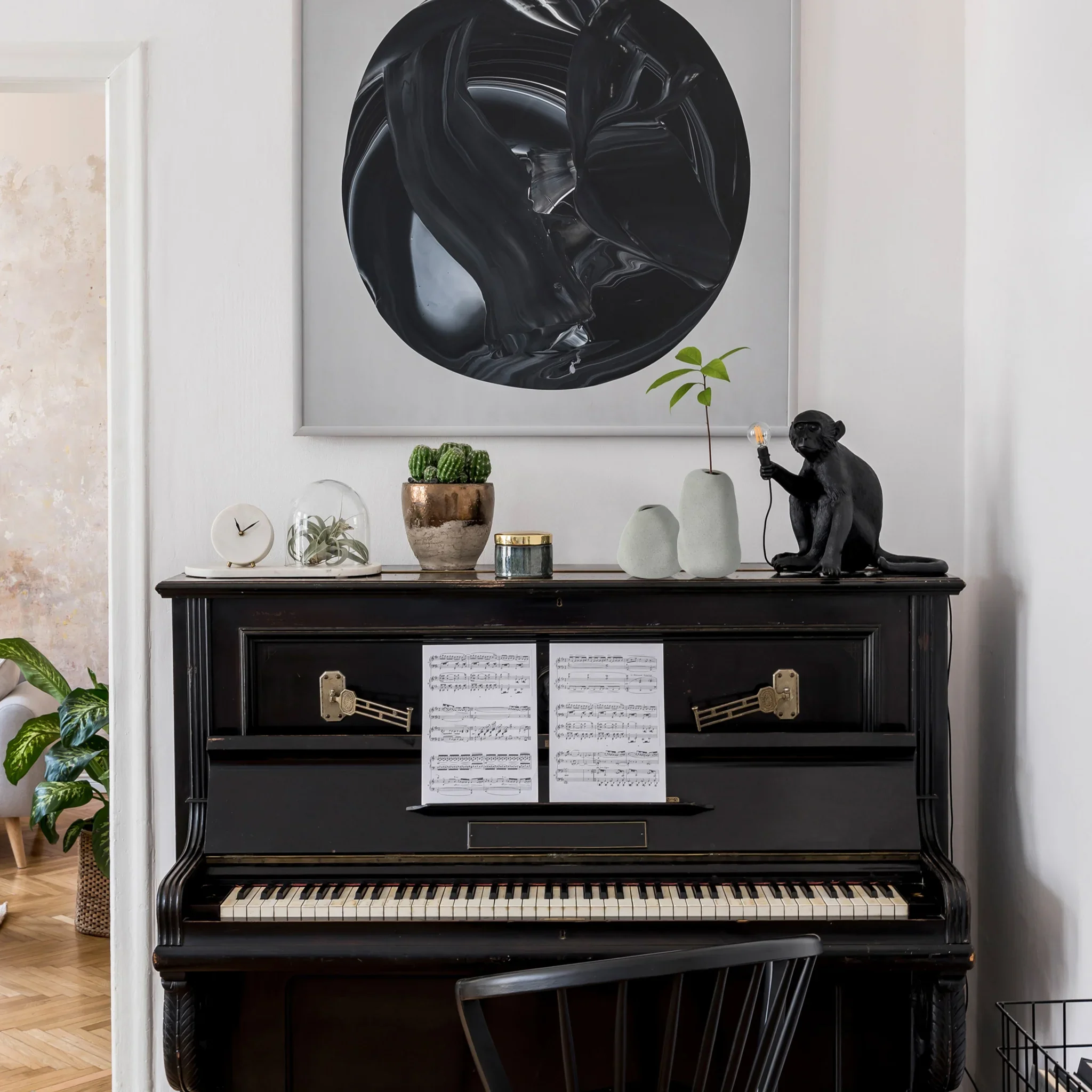Badayer - Piccolo vaso decorativo da interno grigio in gres - Image 2