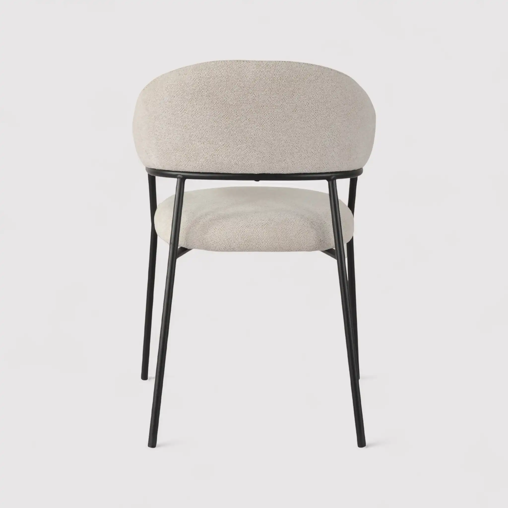 Bakla - Set 2 sedie design da soggiorno bianco perla - Image 7