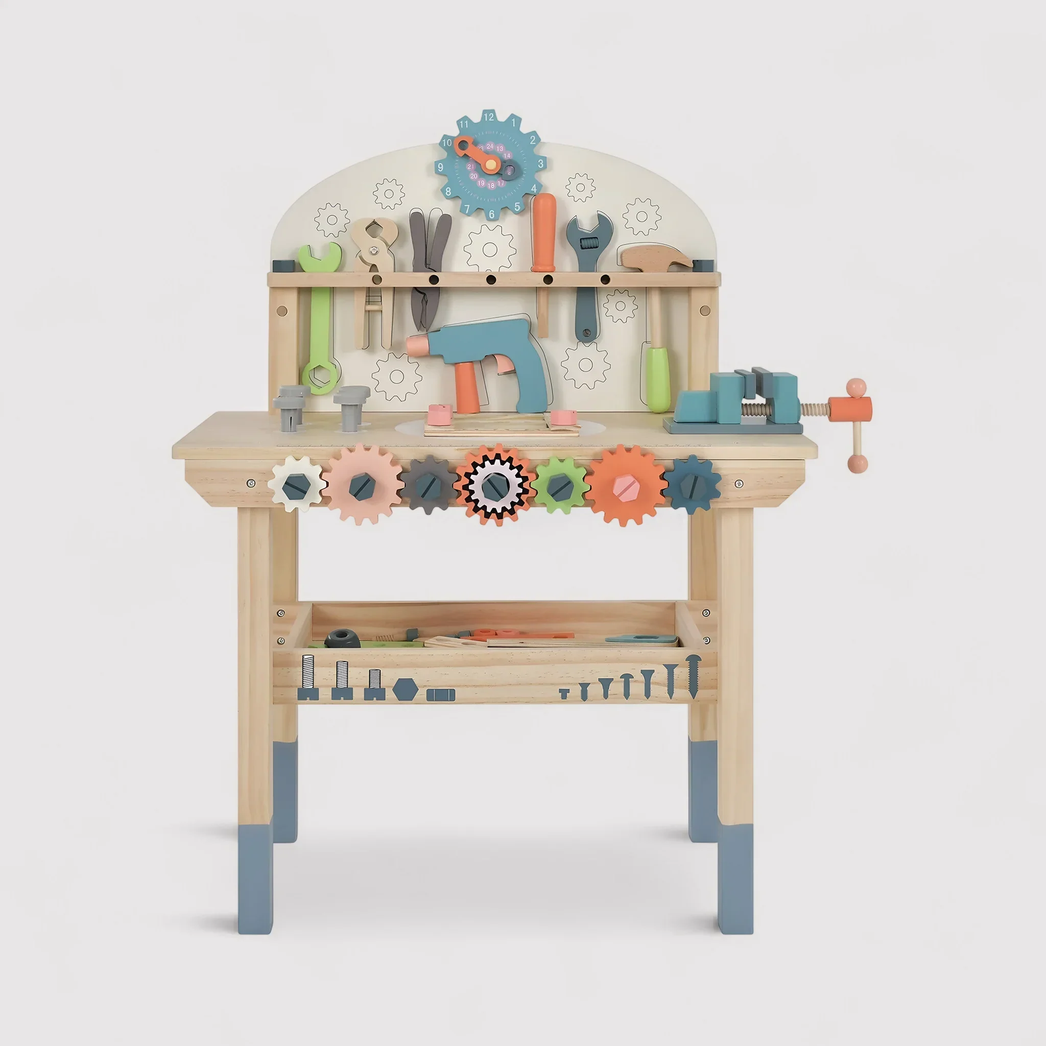 Balaba - Banco con attrezzi da gioco in legno per bimbi - Image 3