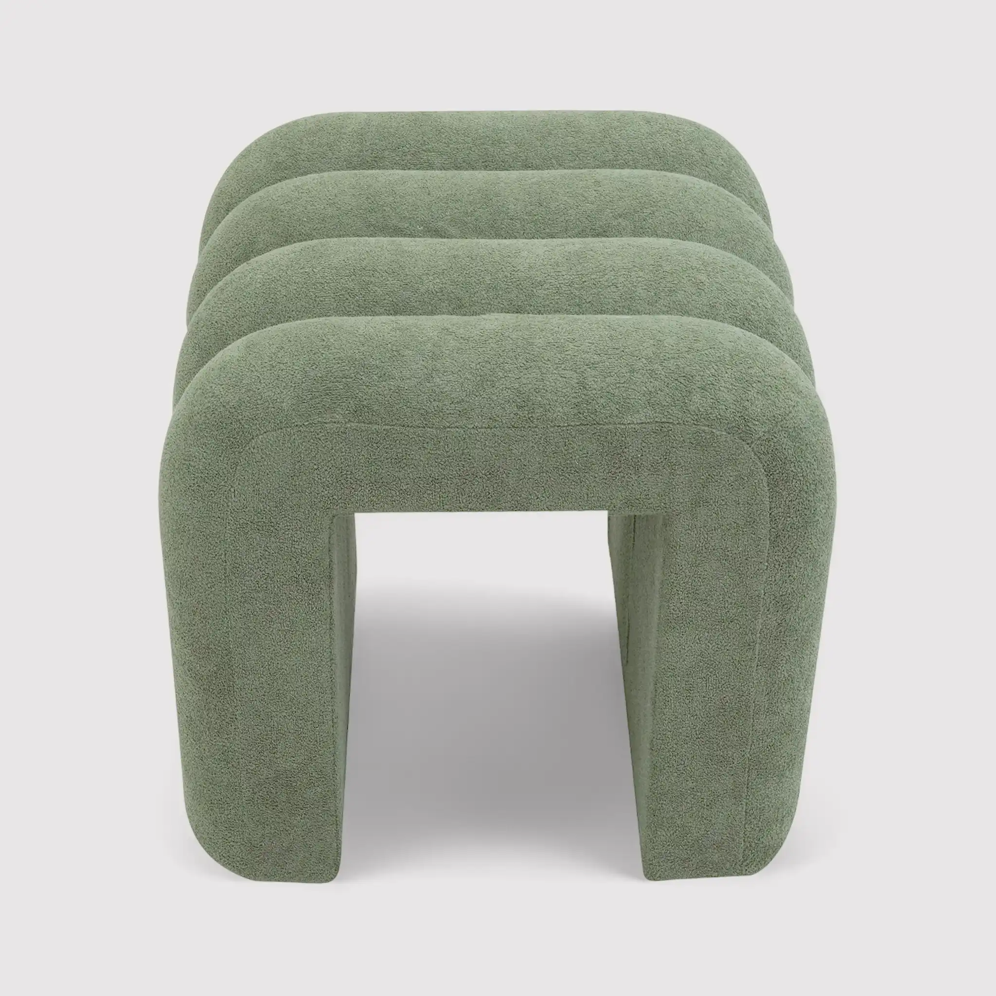 Bamya - Set 2 pouf decorativi di design verde scuro - Image 4
