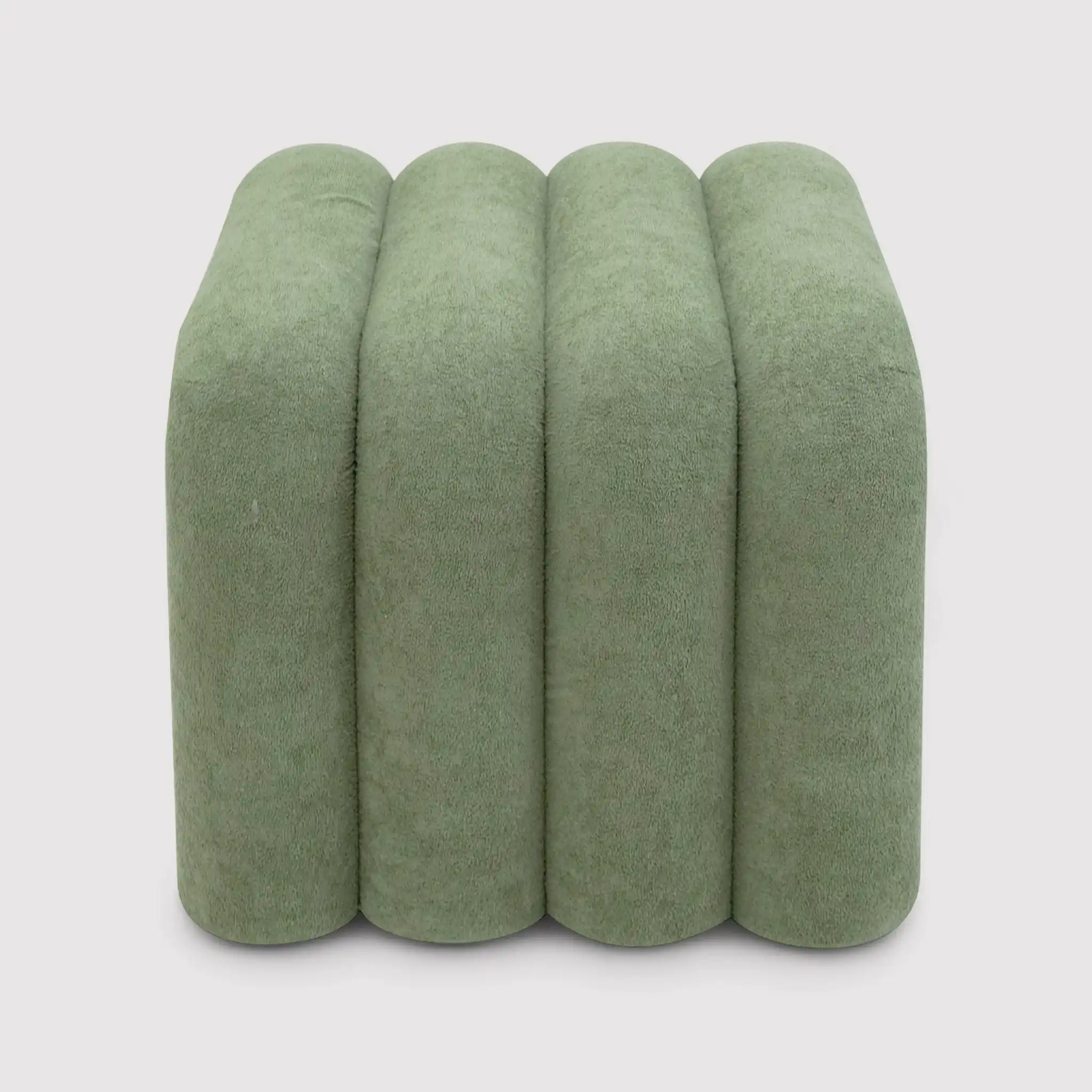 Bamya - Set 2 pouf decorativi di design verde scuro - Image 7