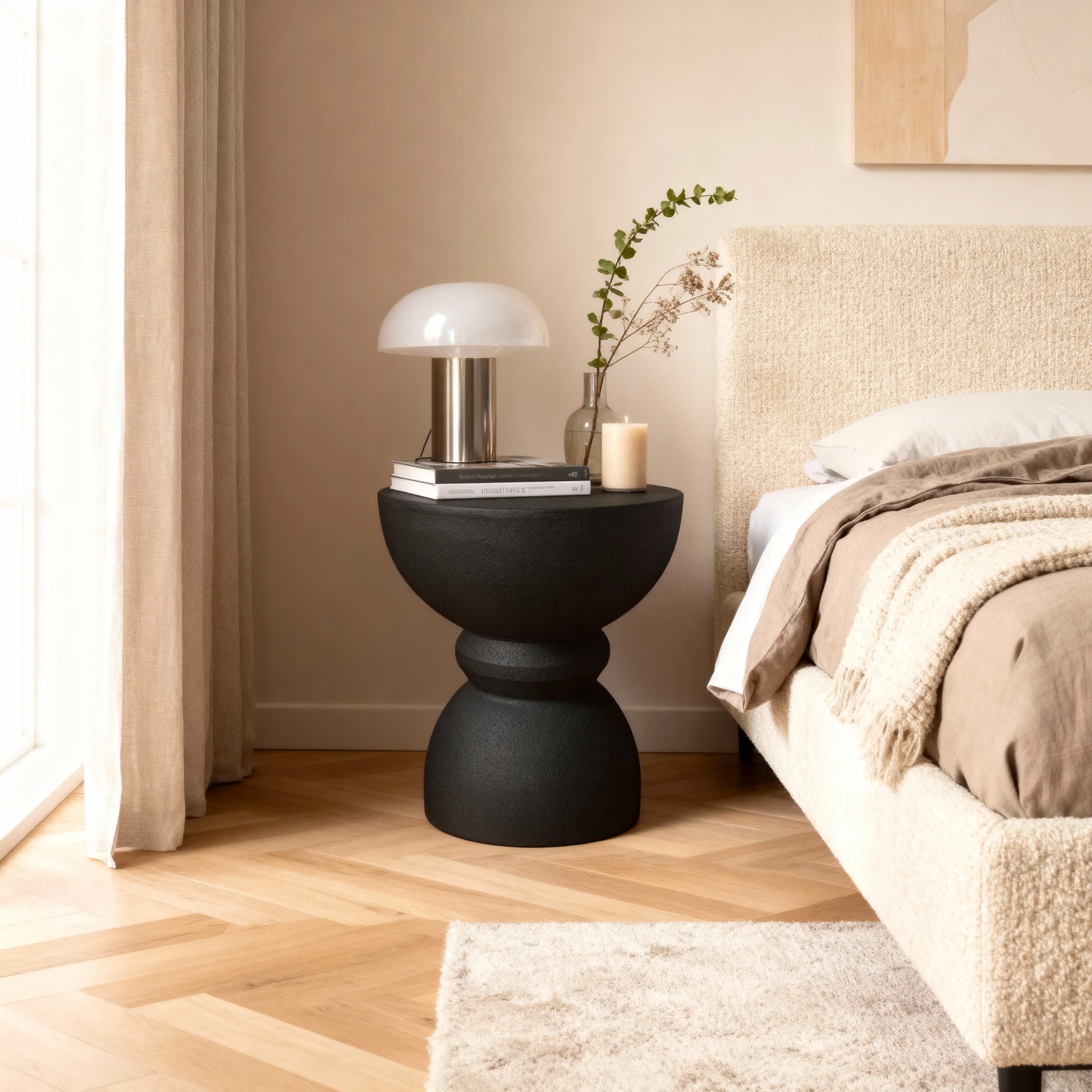 Basalt - Tavolino da caffe colore nero stile moderno - Image 4