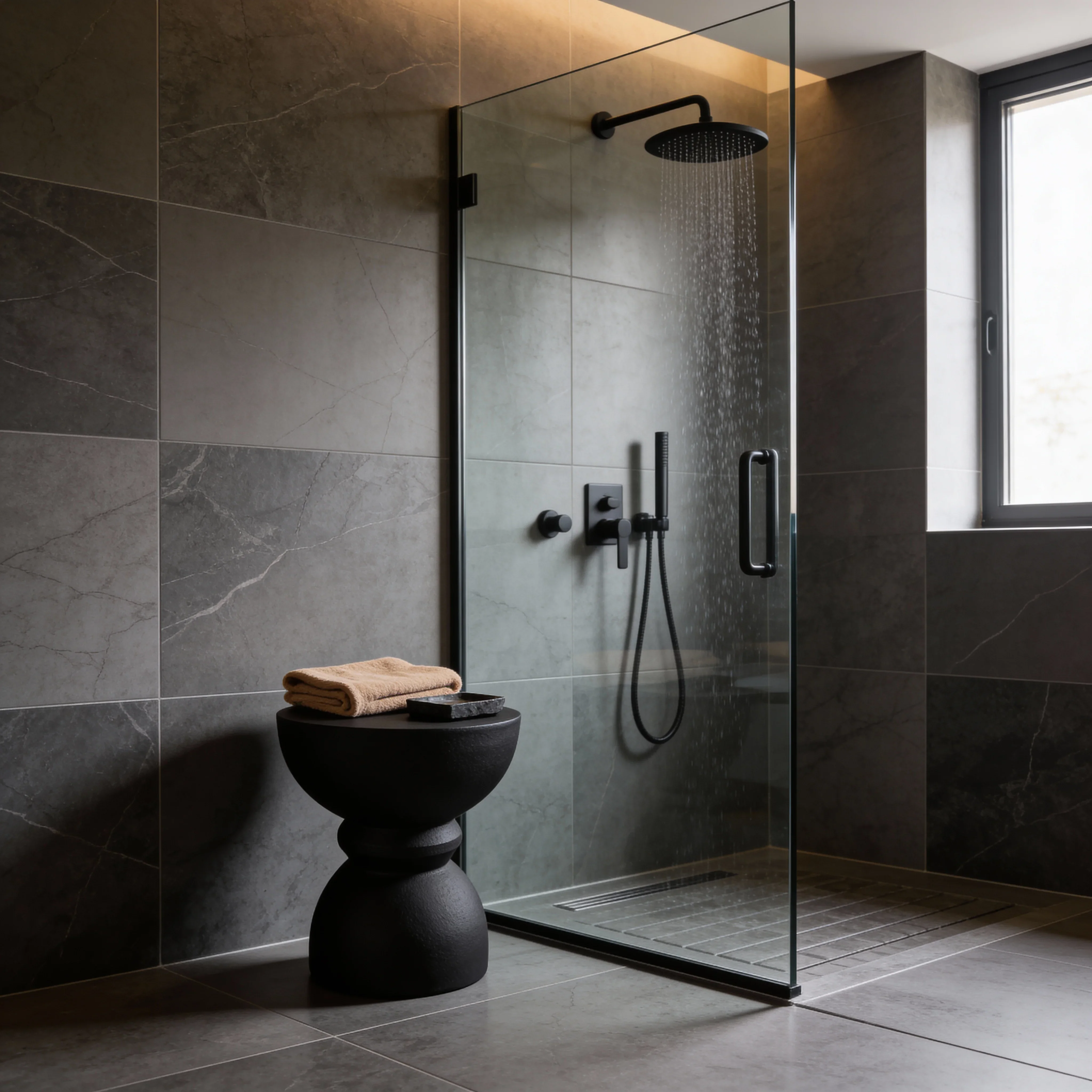 Basalt - Tavolino da caffe colore nero stile moderno - Image 5