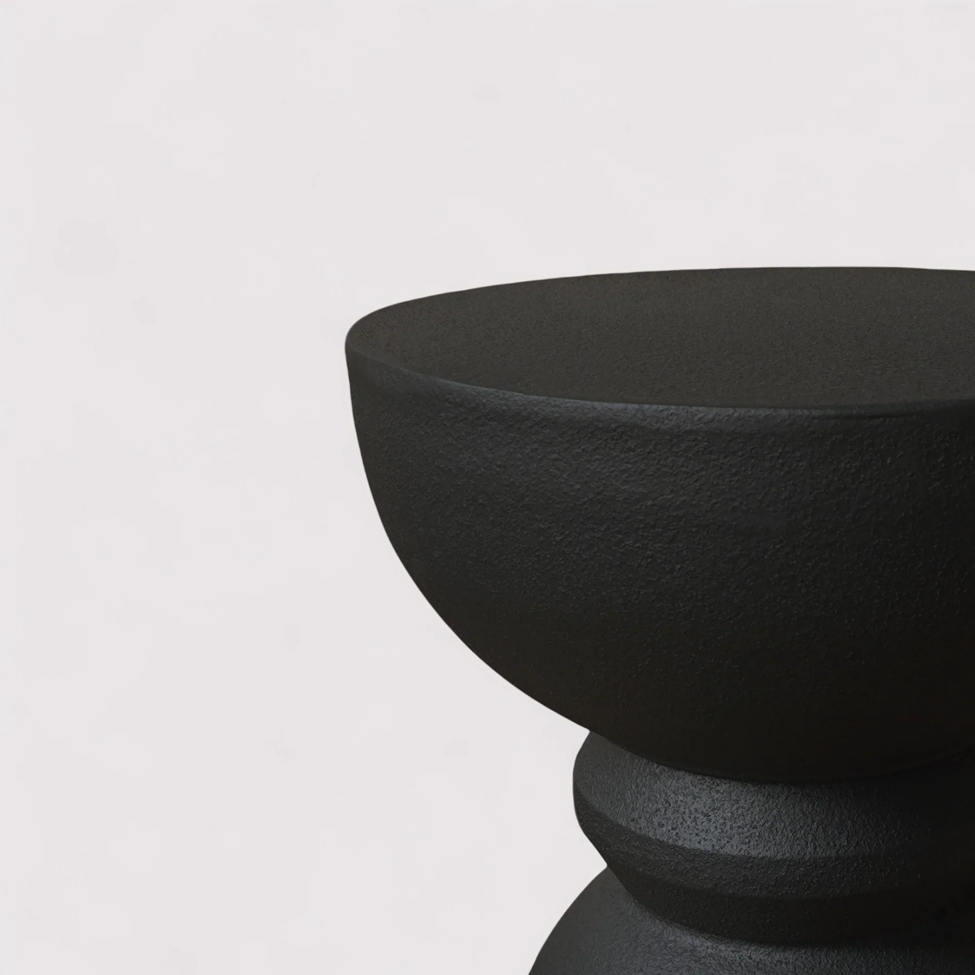 Basalt - Tavolino da caffe colore nero stile moderno - Image 6