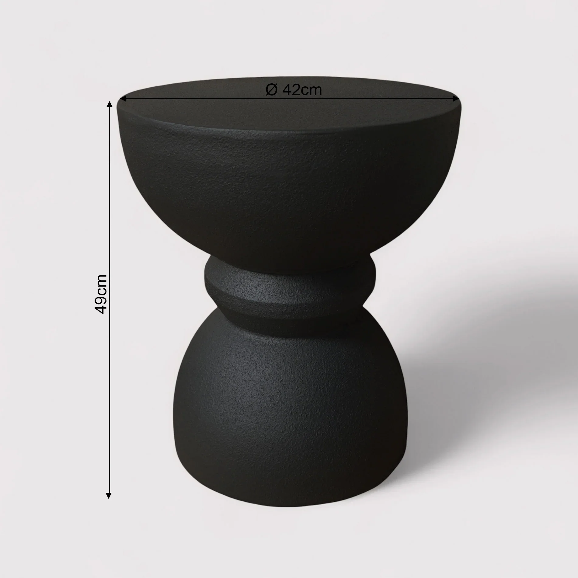 Basalt - Tavolino da caffe colore nero stile moderno - Image 8