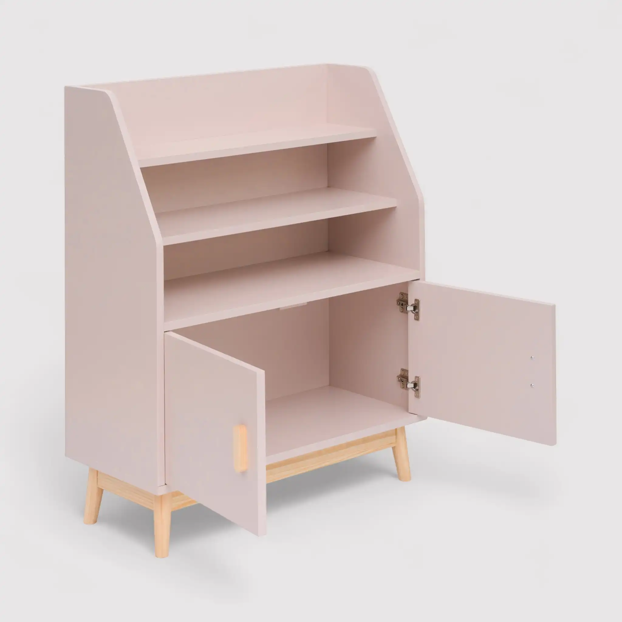 Bataw - Libreria montessoriana rosa con 3 ripiani - Image 5