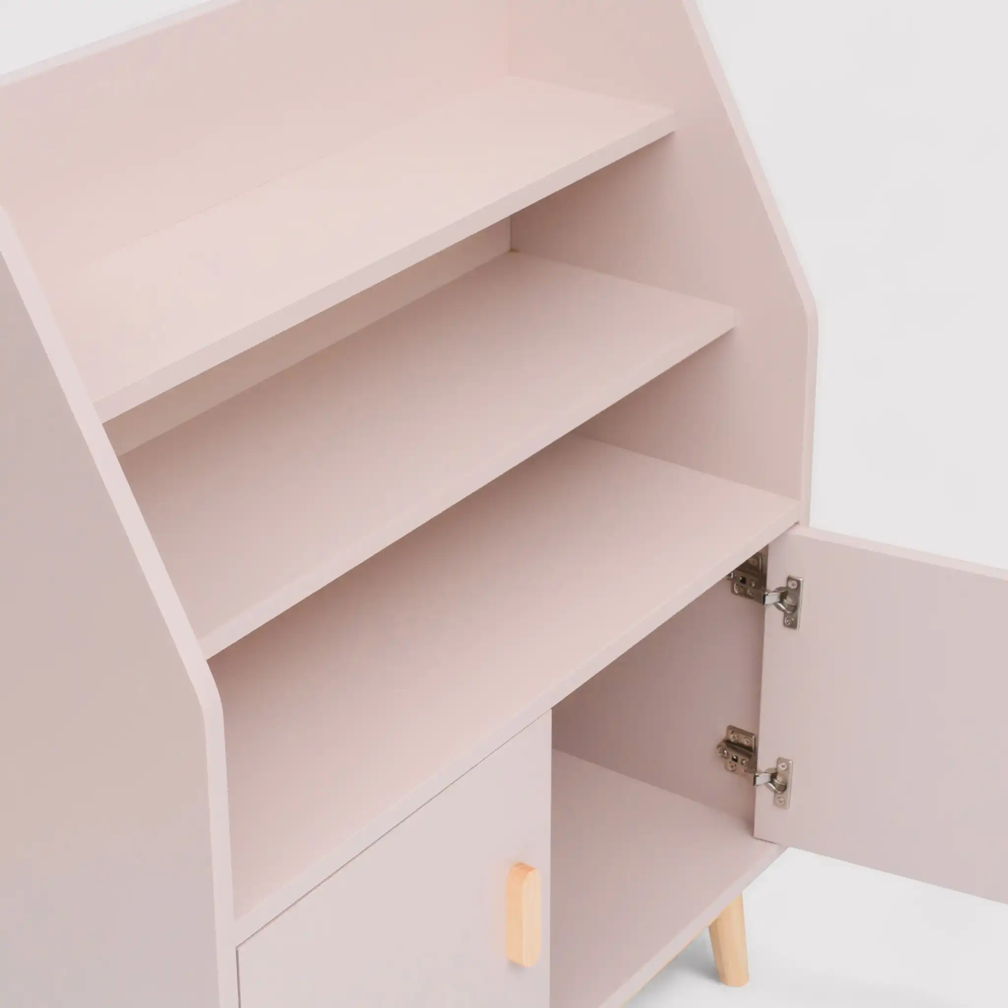 Bataw - Libreria montessoriana rosa con 3 ripiani - Image 7