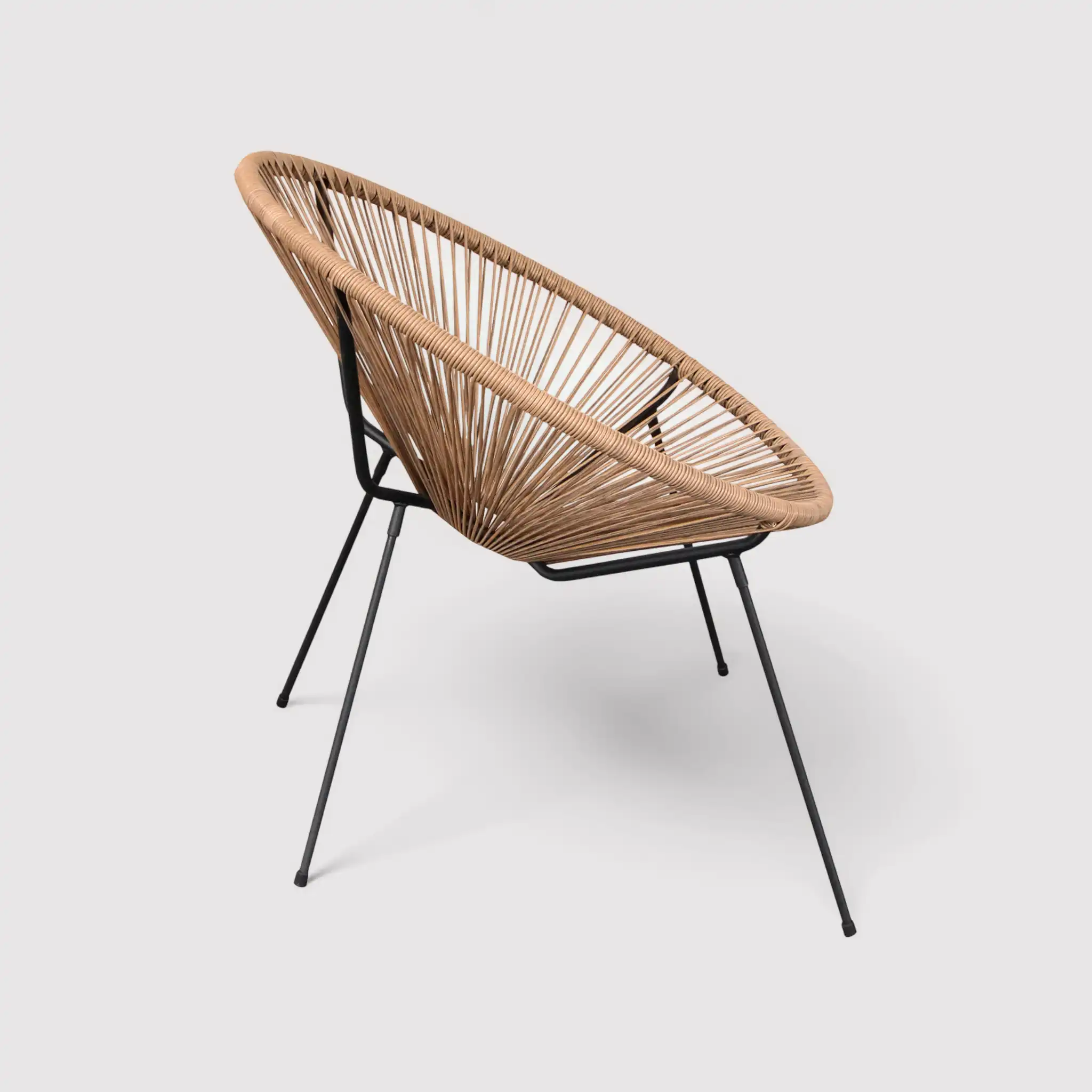 Batikh - Sedia relax da esterno beige con seduta ovale - Image 4