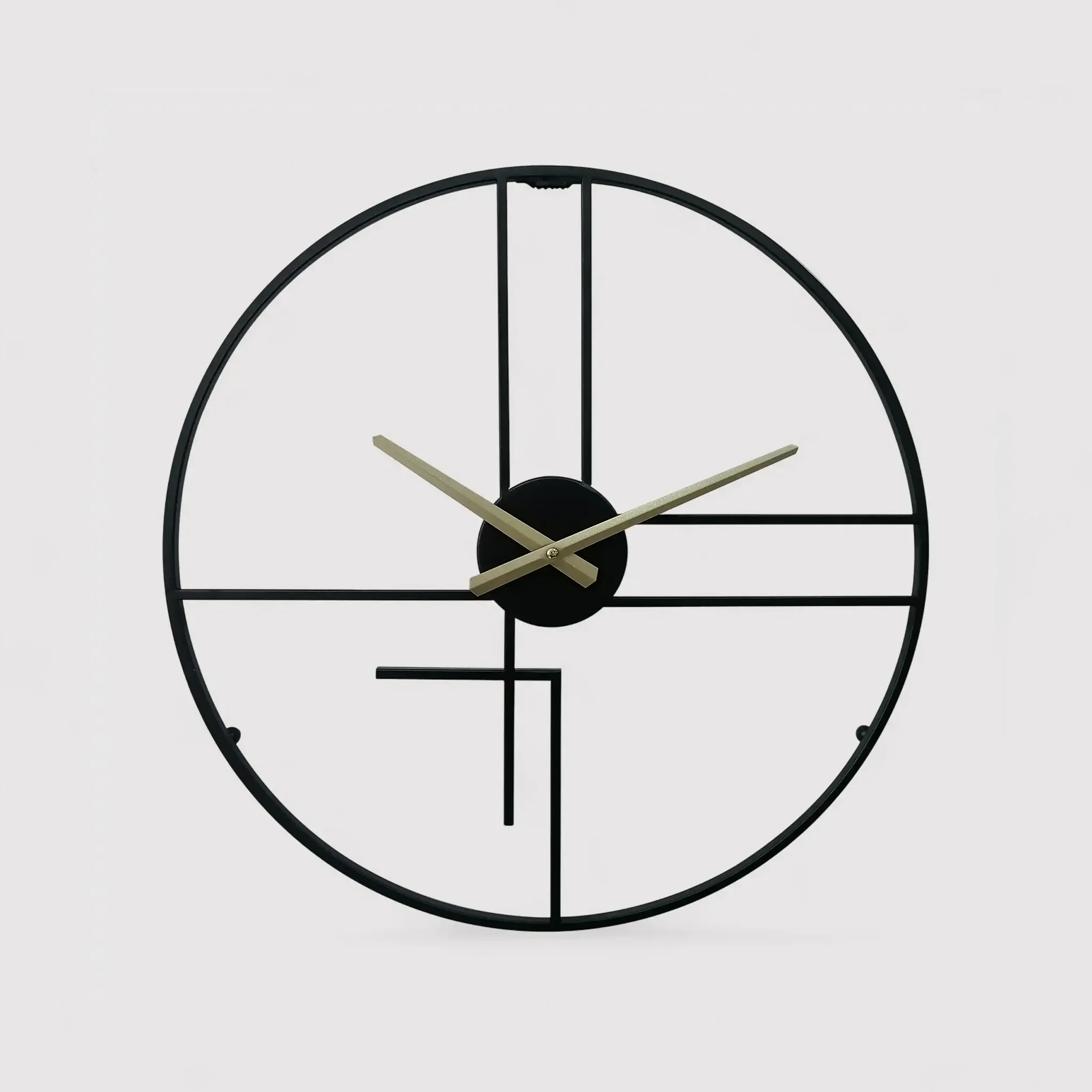 Bletilla - Orologio in metallo tondo in stile minimal
