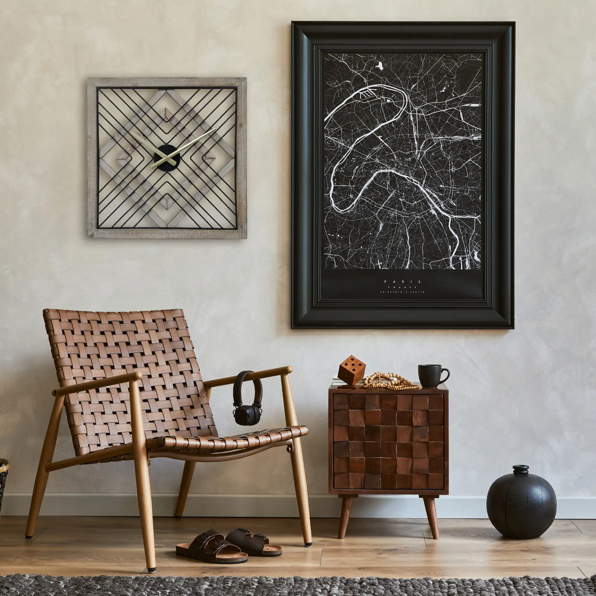 Bouvard - Orologio quadrato da parete in stile moderno - Image 2
