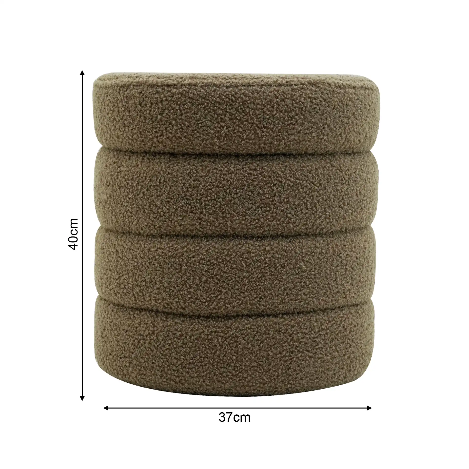 Bunya - Pouf contenitore rotondo moderno - Image 10