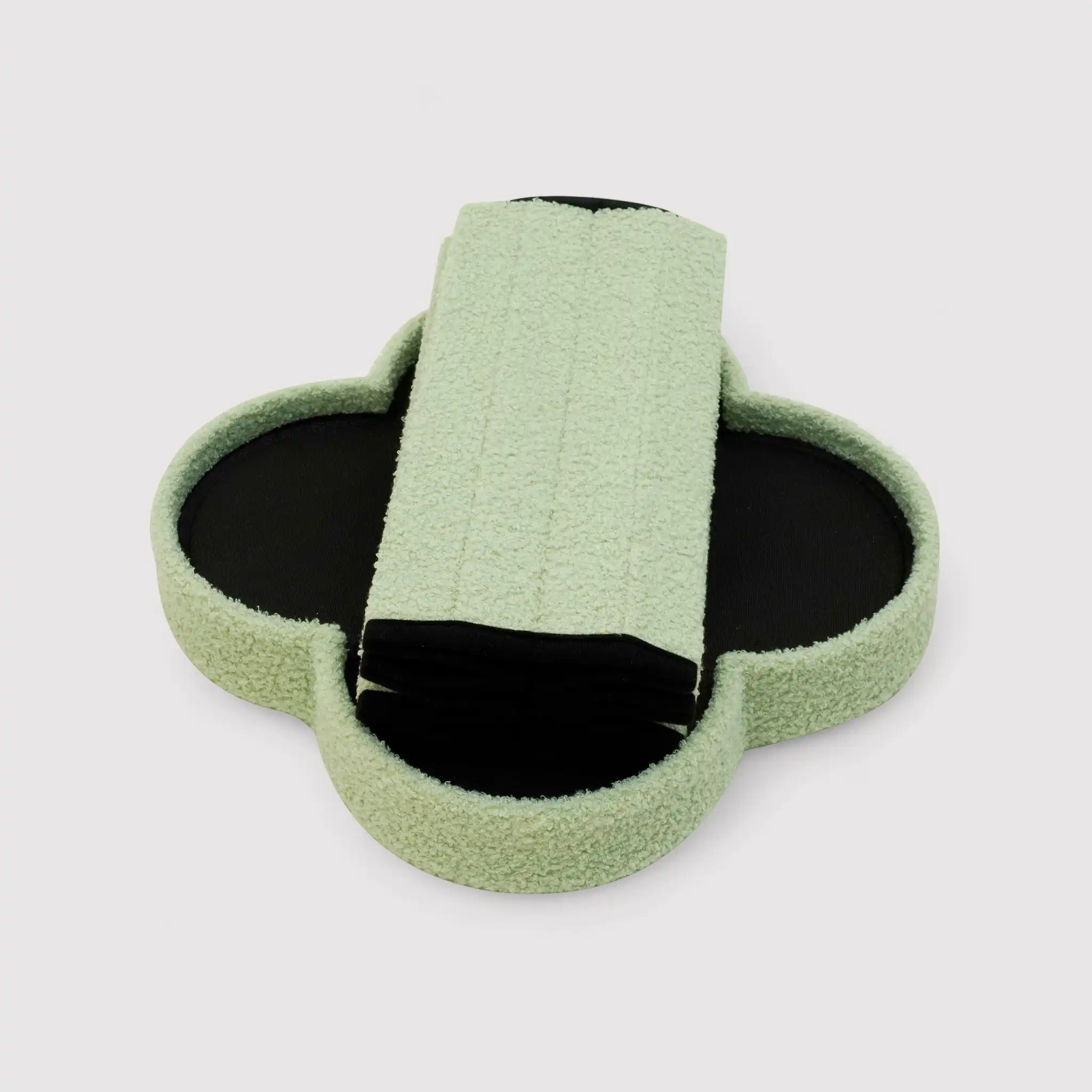 Carob - Pouf pieghevole contenitore verde a tema nuvola - Image 5