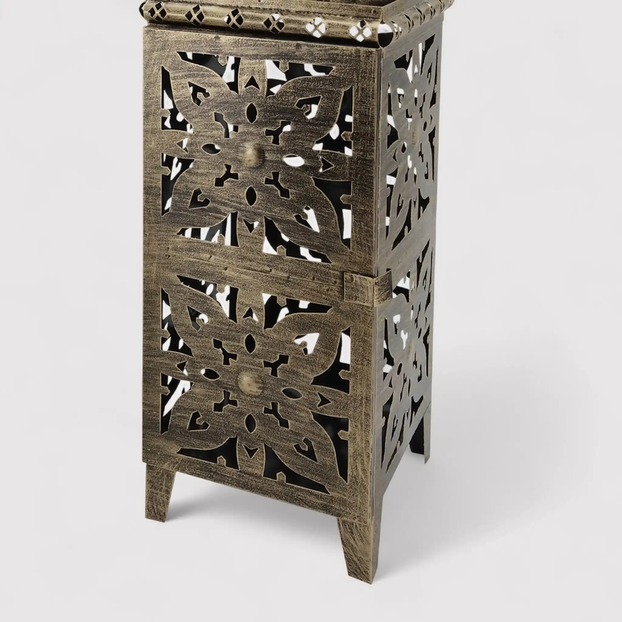 Cedrus - Set di 2 lanterne decorative dorate - Image 6