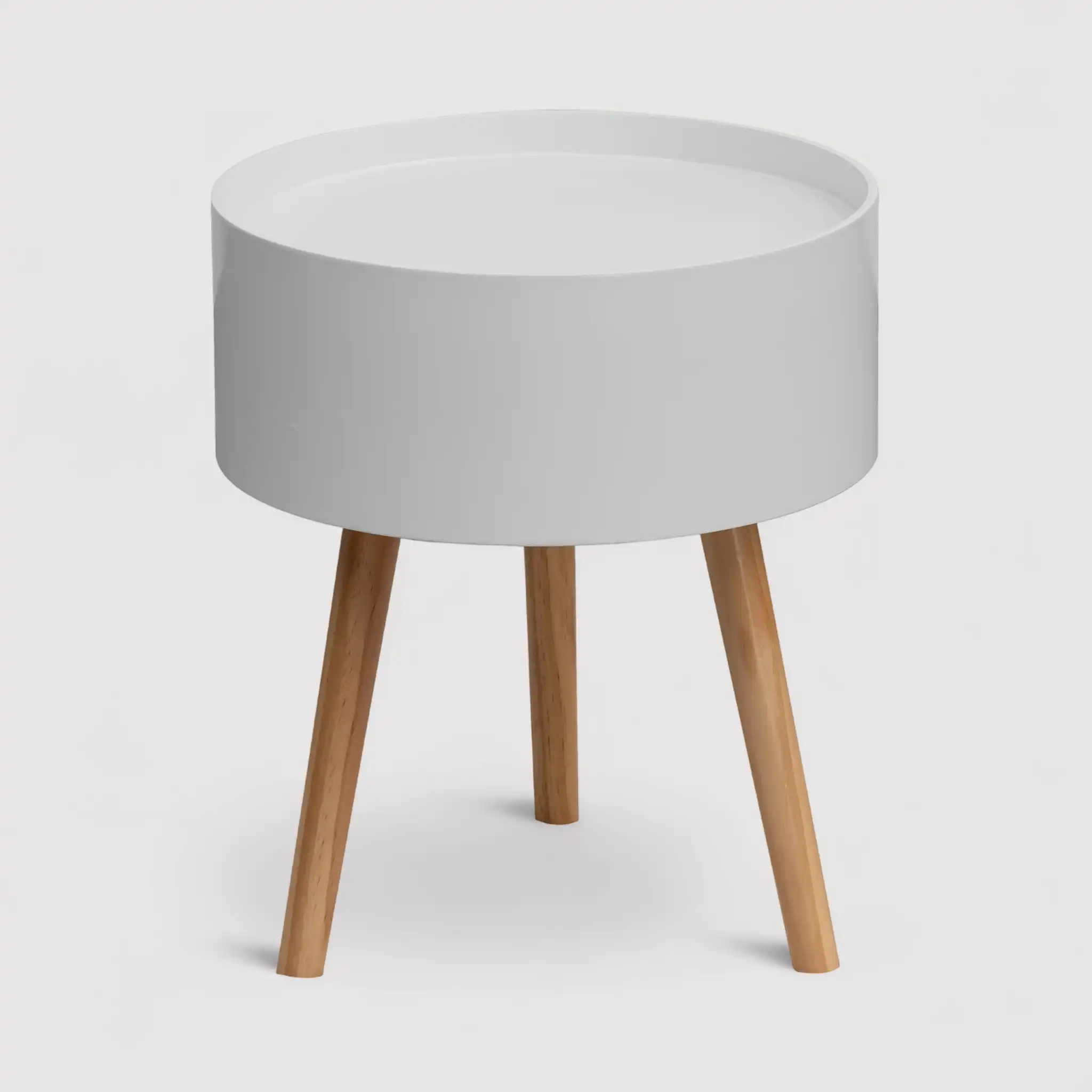 Ciclamino - Comodino tondo in stile scandinavo - Image 4