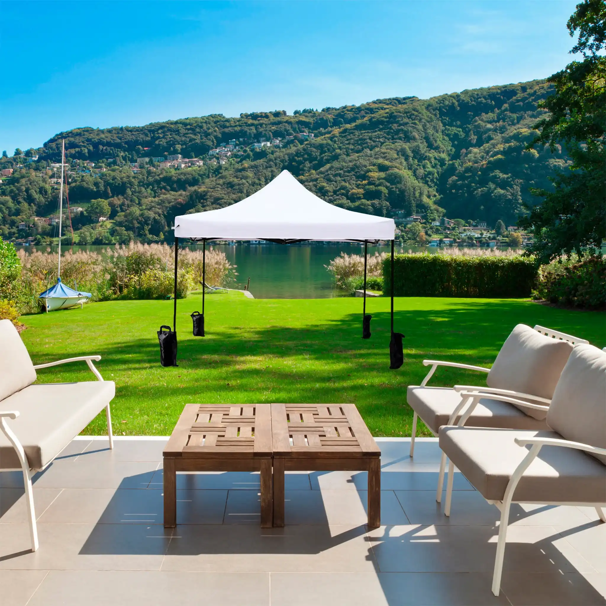 Cisto - Set di 4 pesi per gazebo da riempire - Image 2