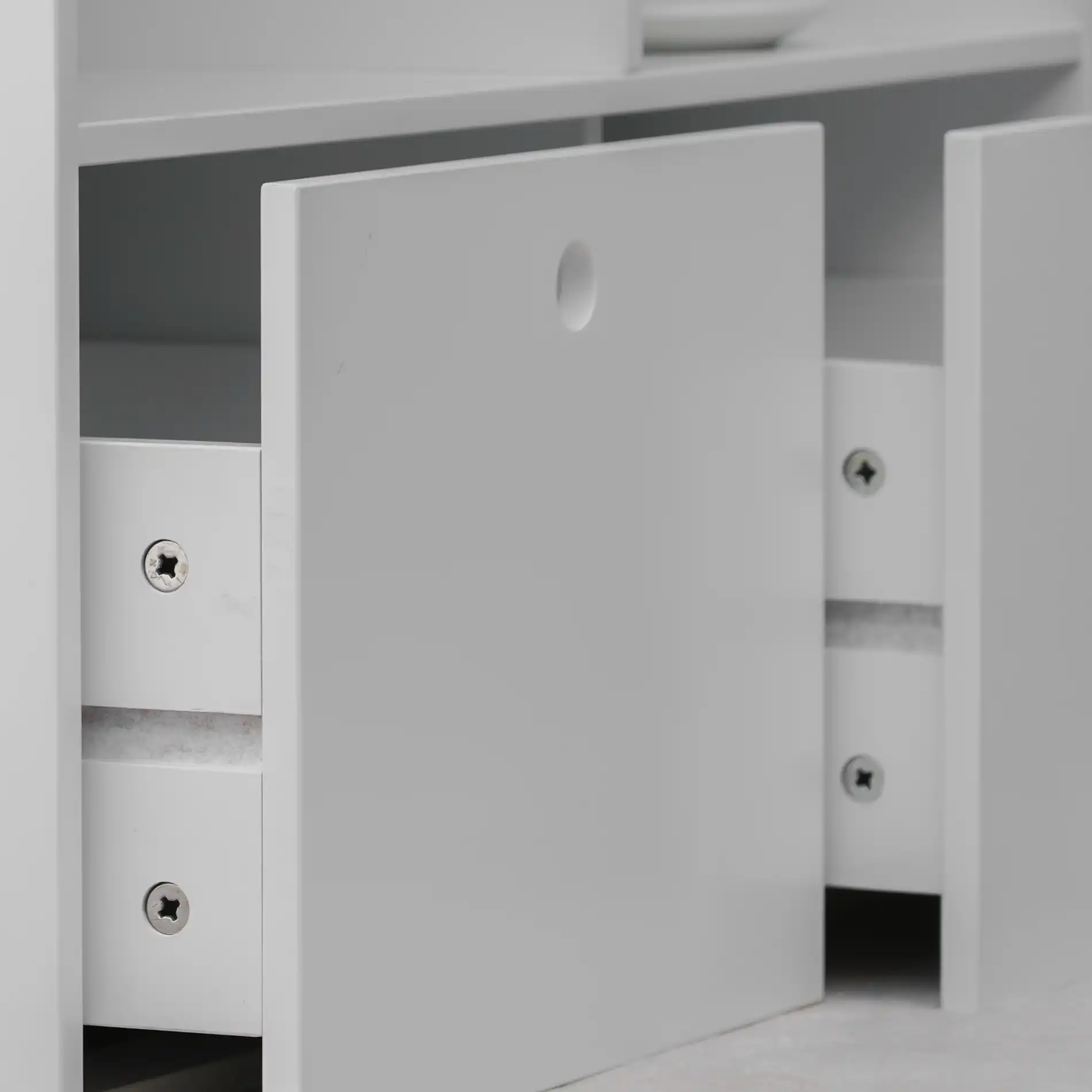 Corokia - Libreria montessoriana bianca con 2 scaffali e 2 cassetti - Image 7