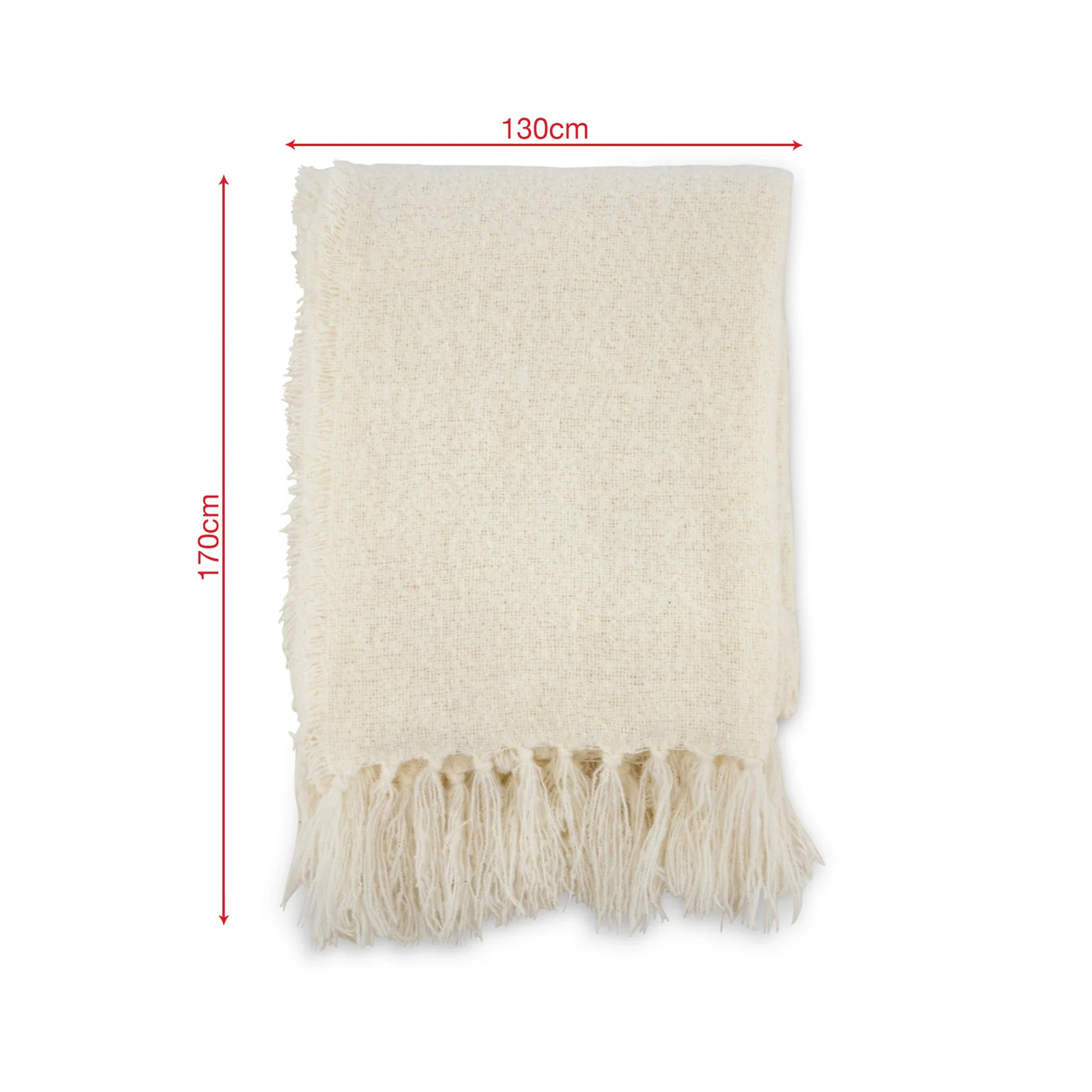 Cyperus - Coperta bianca da decorazione per camera o salotto - Image 6