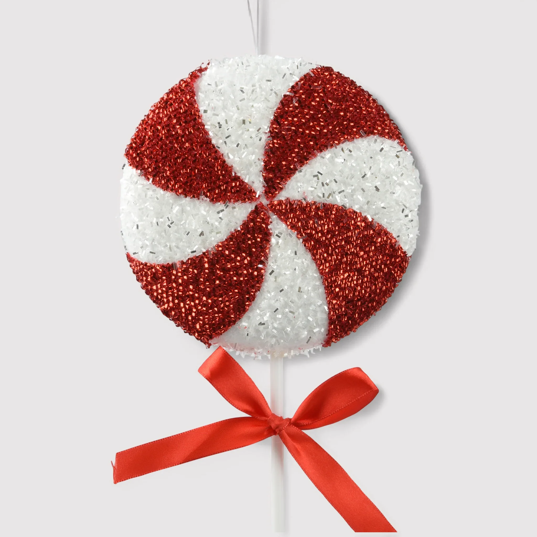 Dafte - 2 addobbi bianco e rosso per albero di Natale (2 pezzi) - Image 3