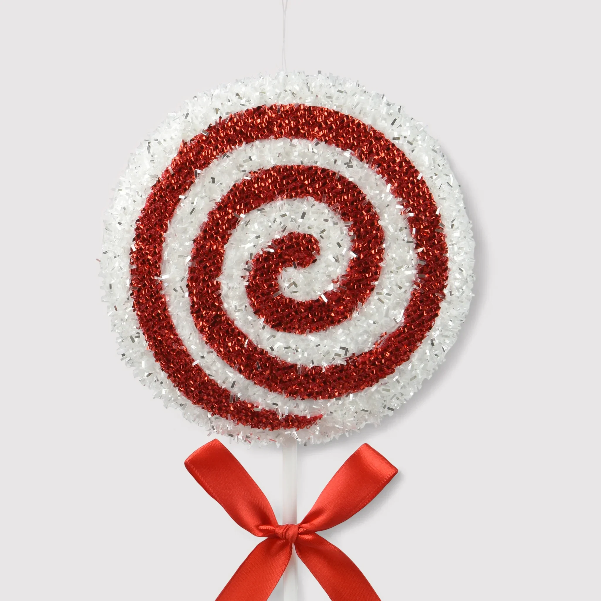 Dafte - 2 addobbi bianco e rosso per albero di Natale (2 pezzi) - Image 4