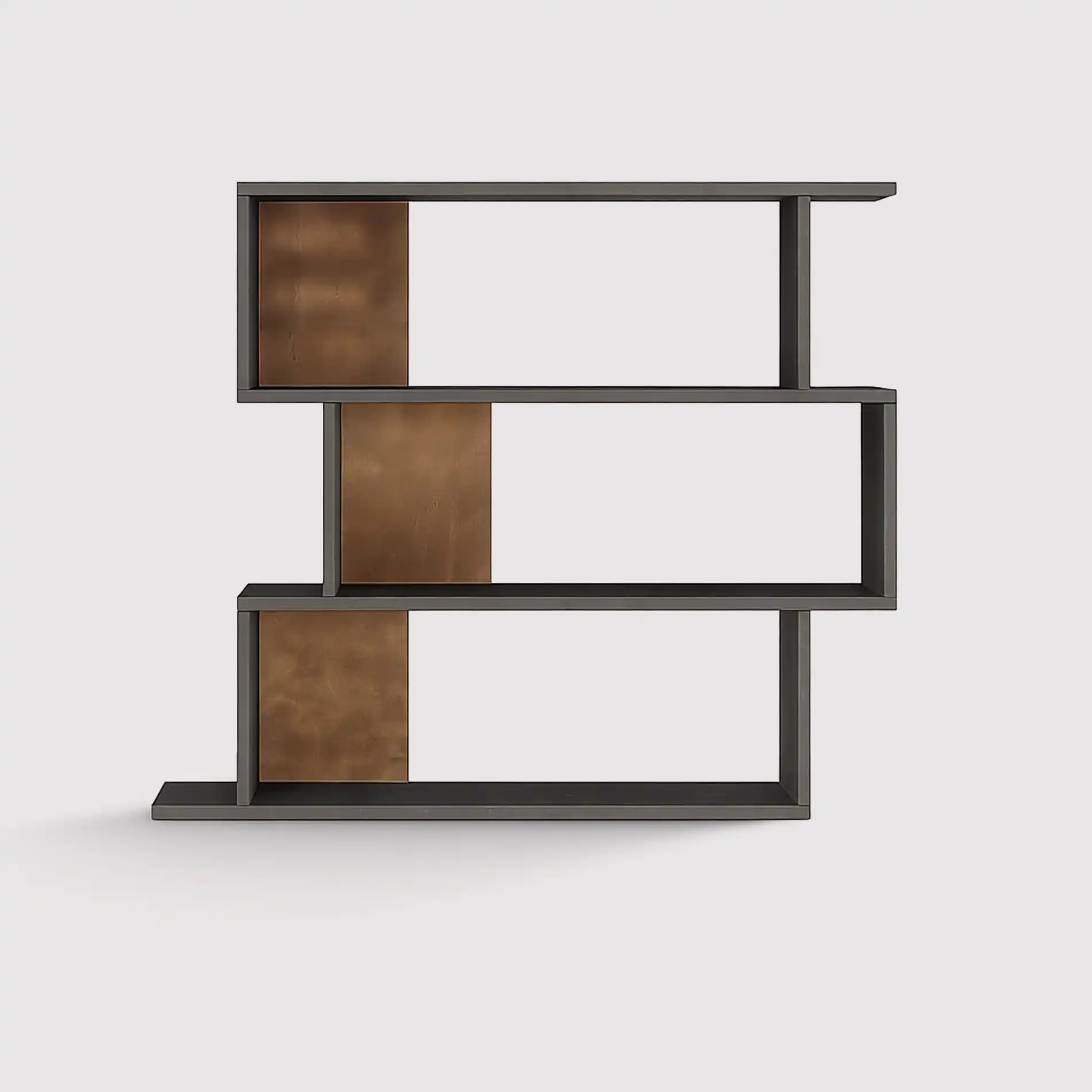 Dalrae - Scaffale pensile con 3 vani in stile moderno - Image 4