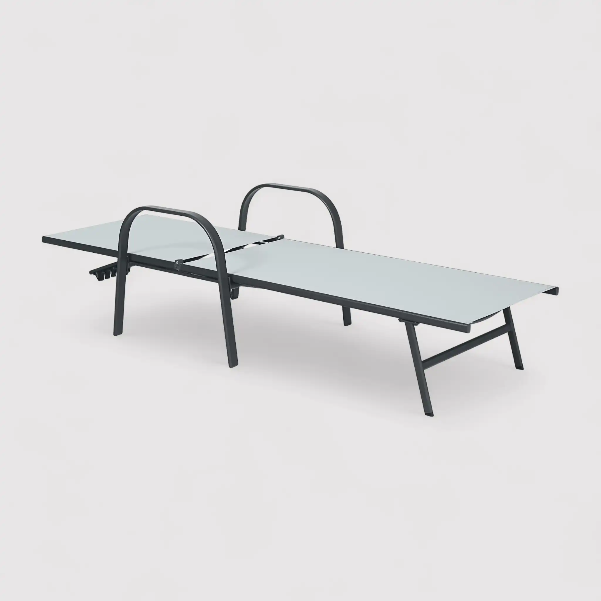 Darkin - Lettino prendisole grigio in stile moderno - Image 3