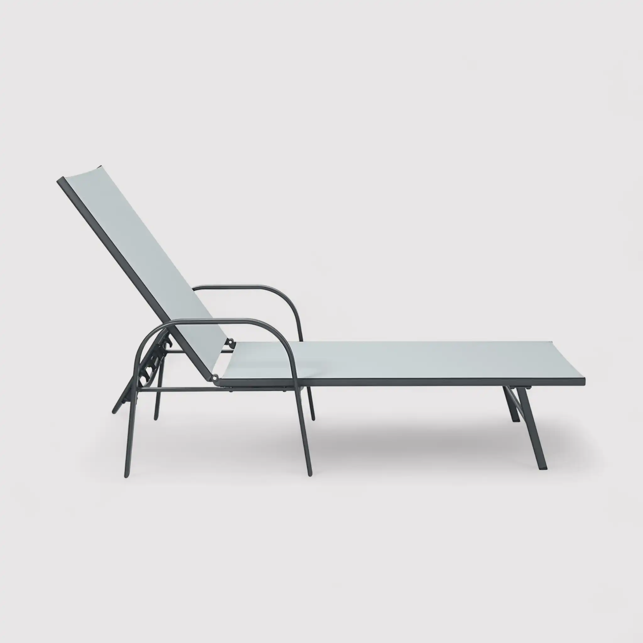 Darkin - Lettino prendisole grigio in stile moderno - Image 4