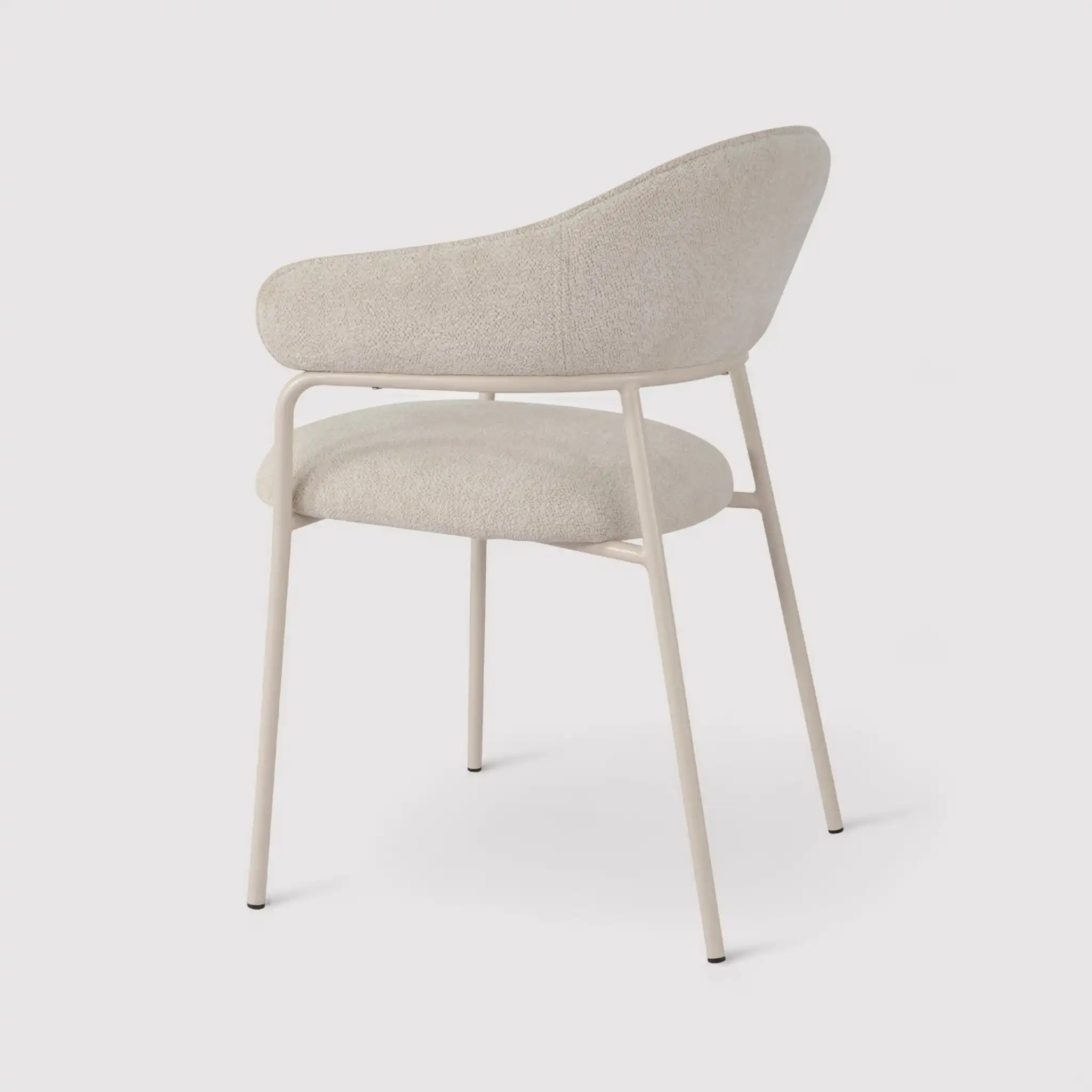 Dorstenia - Set 2 sedie da salotto moderne bianco perla - Image 6