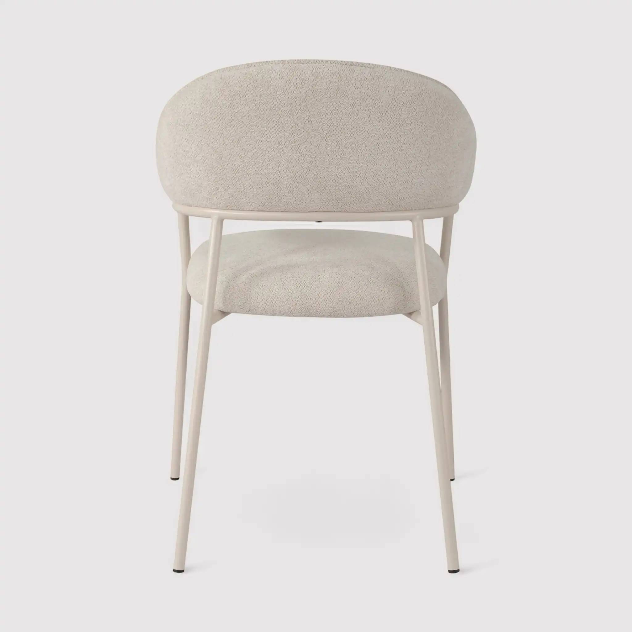 Dorstenia - Set 2 sedie da salotto moderne bianco perla - Image 7
