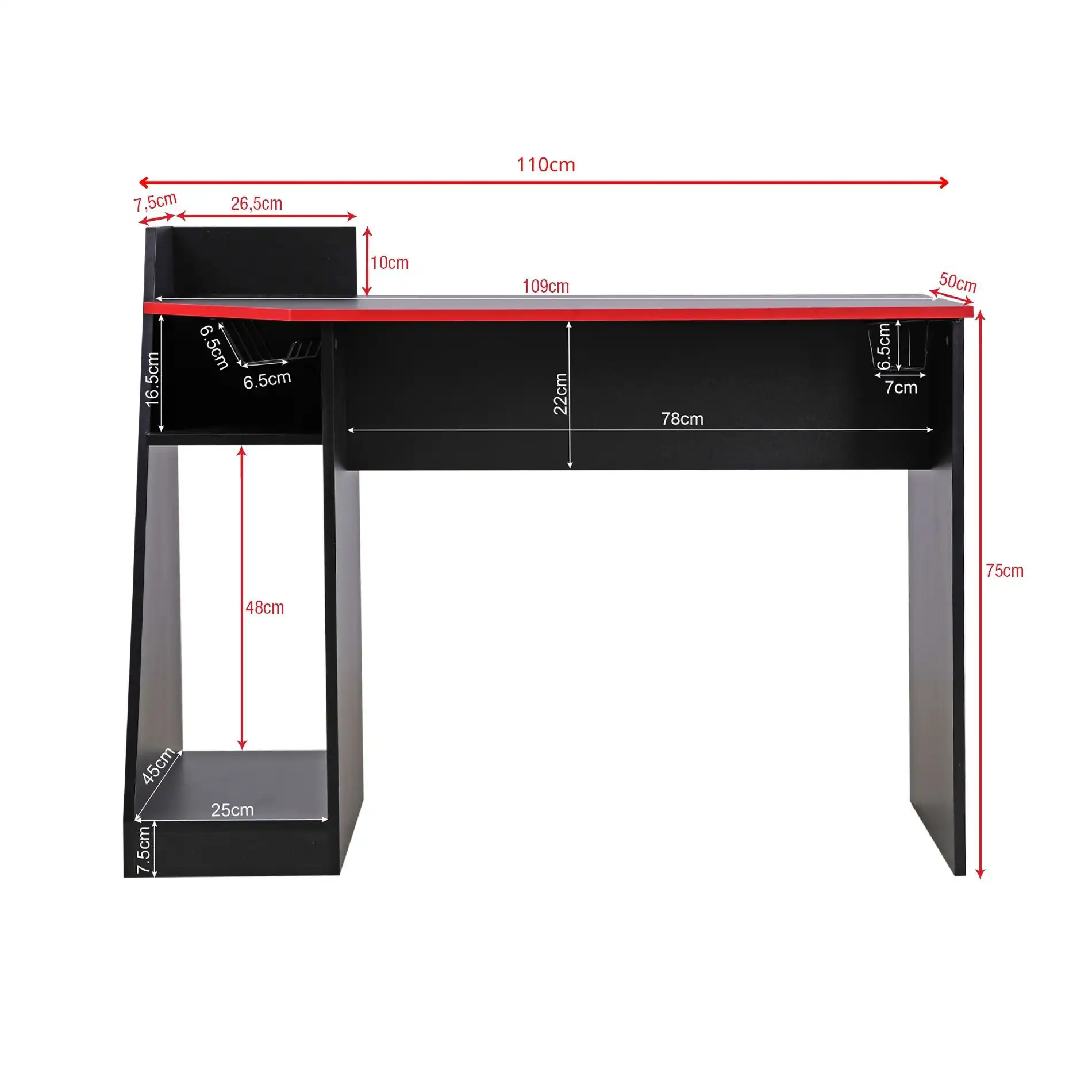 Duranta - Scrivania con vano porta pc per gaming o studio - Image 8