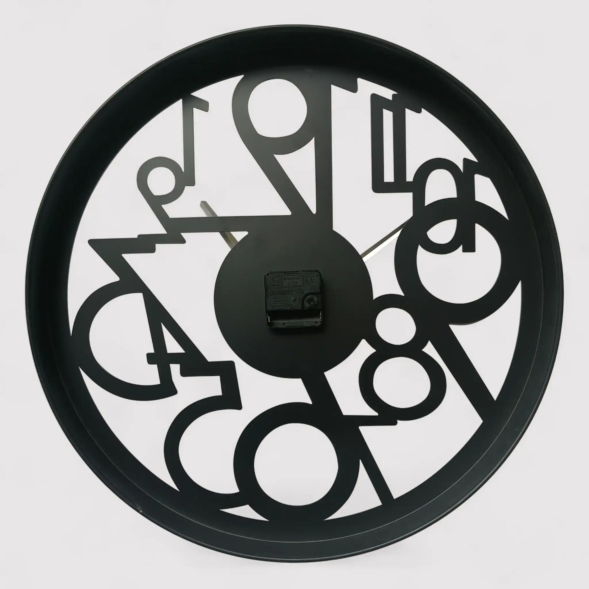 Falangio - Orologio da parete grande con numeri sparsi - Image 5