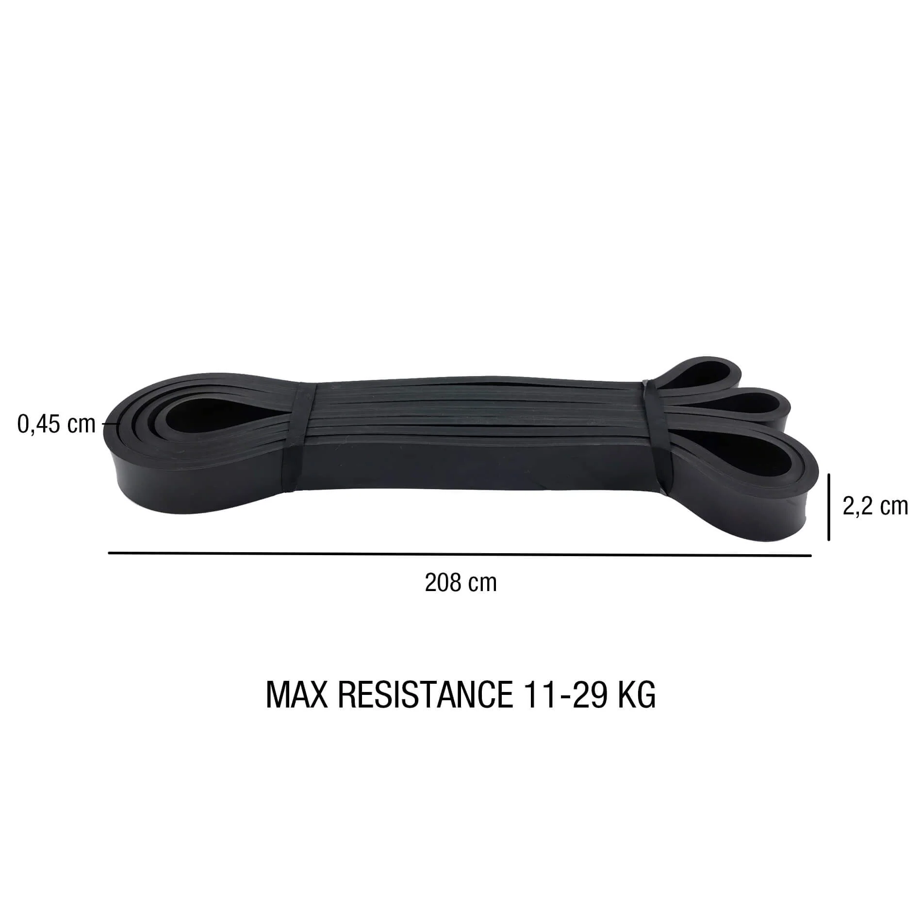 Fasce elastiche 11-29 kg per fitness e allenamento muscolare - Image 4
