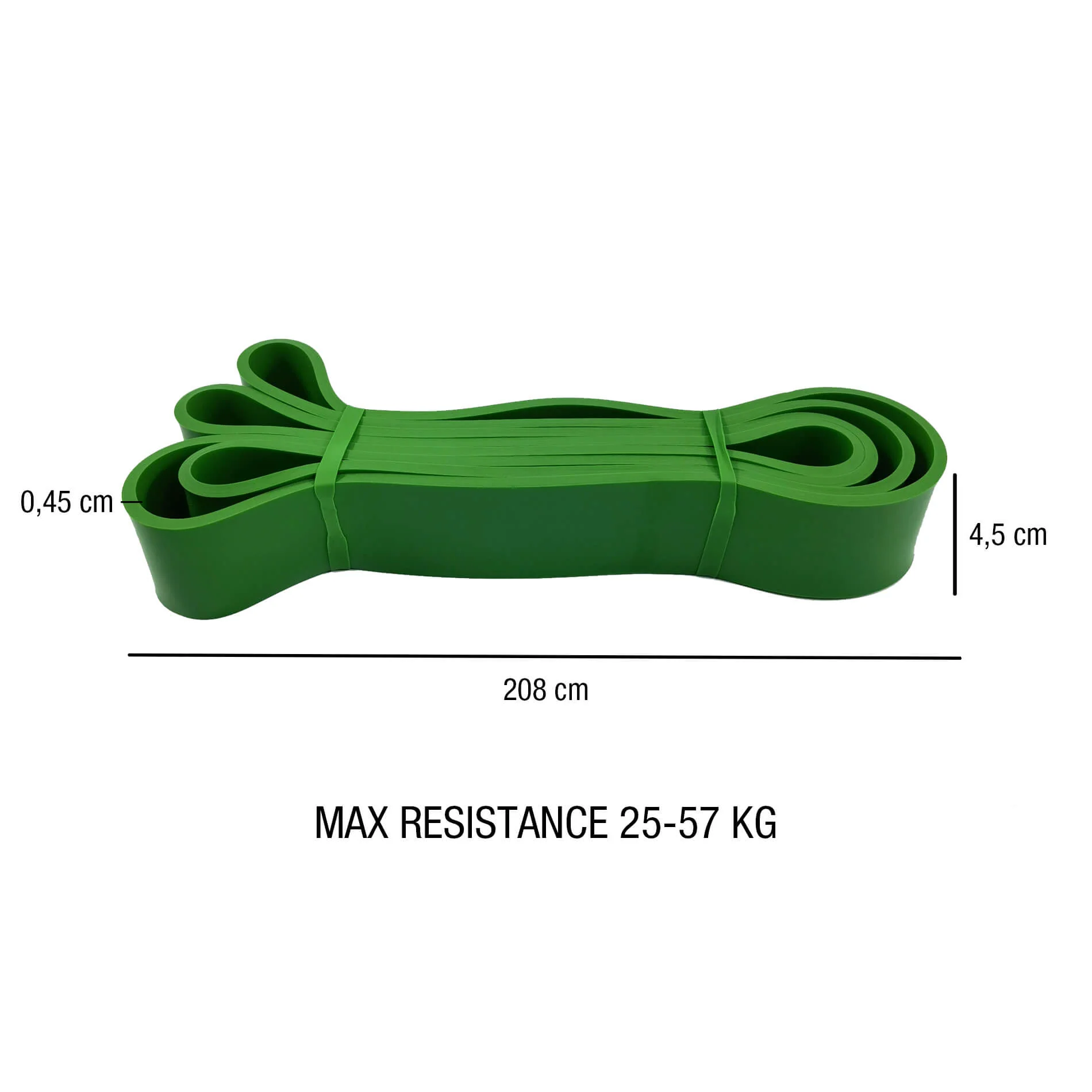 Fasce elastiche 25-57 kg per fitness e allenamento muscolare - Image 4