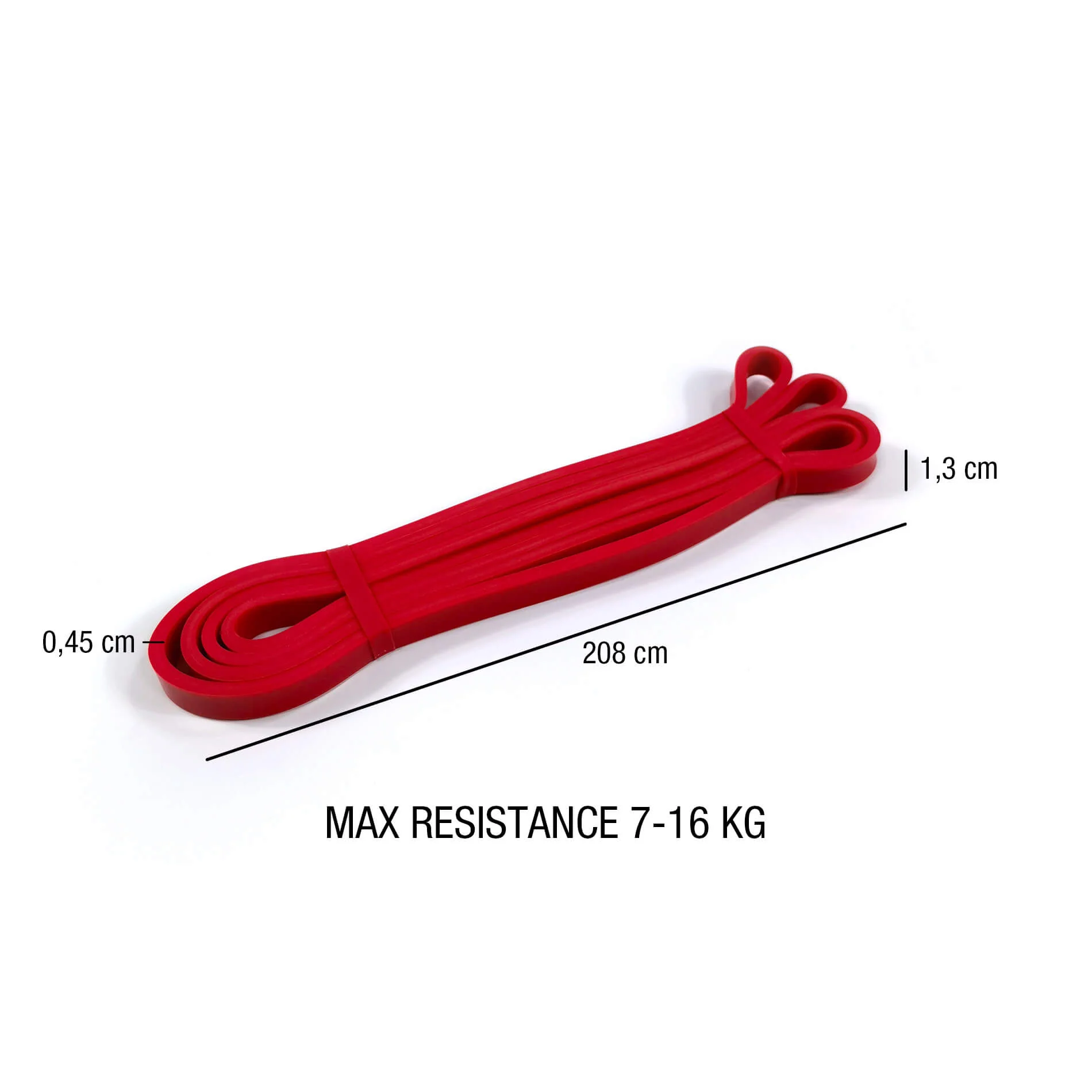 Fasce elastiche 7-16 kg per fitness e allenamento muscolare - Image 4