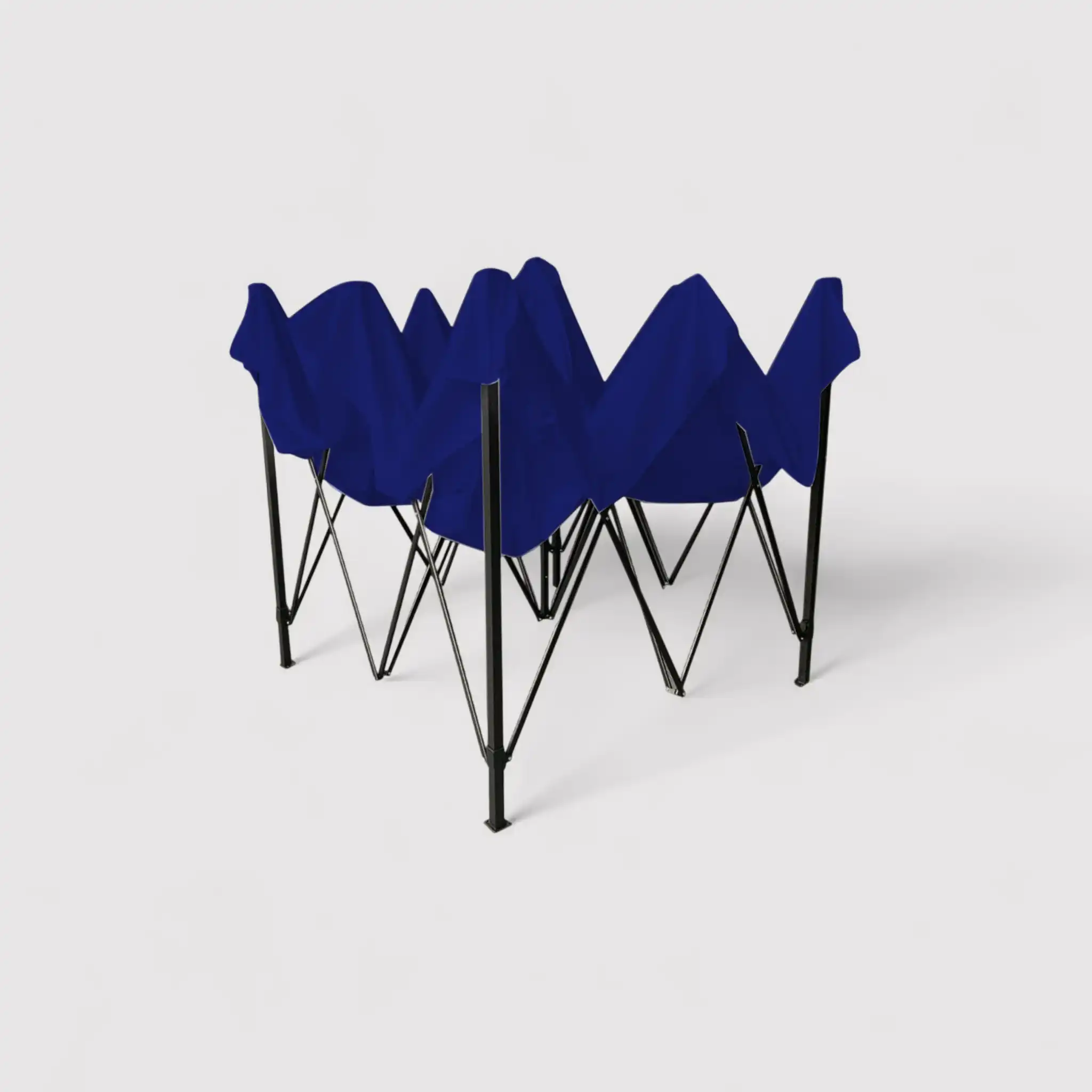 Ficus - Gazebo blu 3x3 con pesi per fiere ed eventi - Image 4