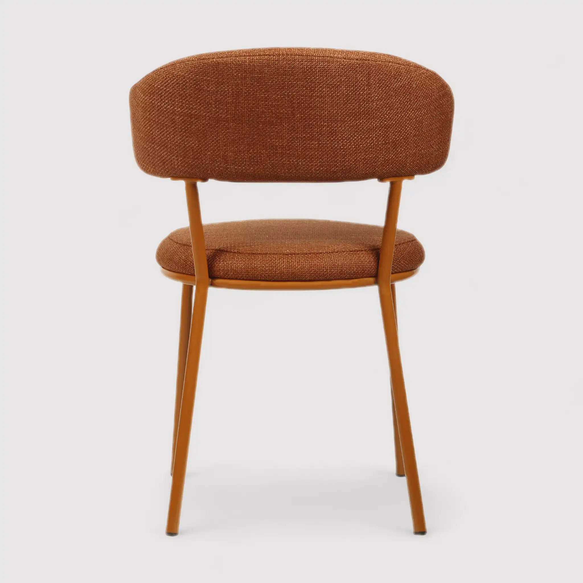 Frenj - Set 2 sedie eleganti arancione scuro in stile moderno - Image 7