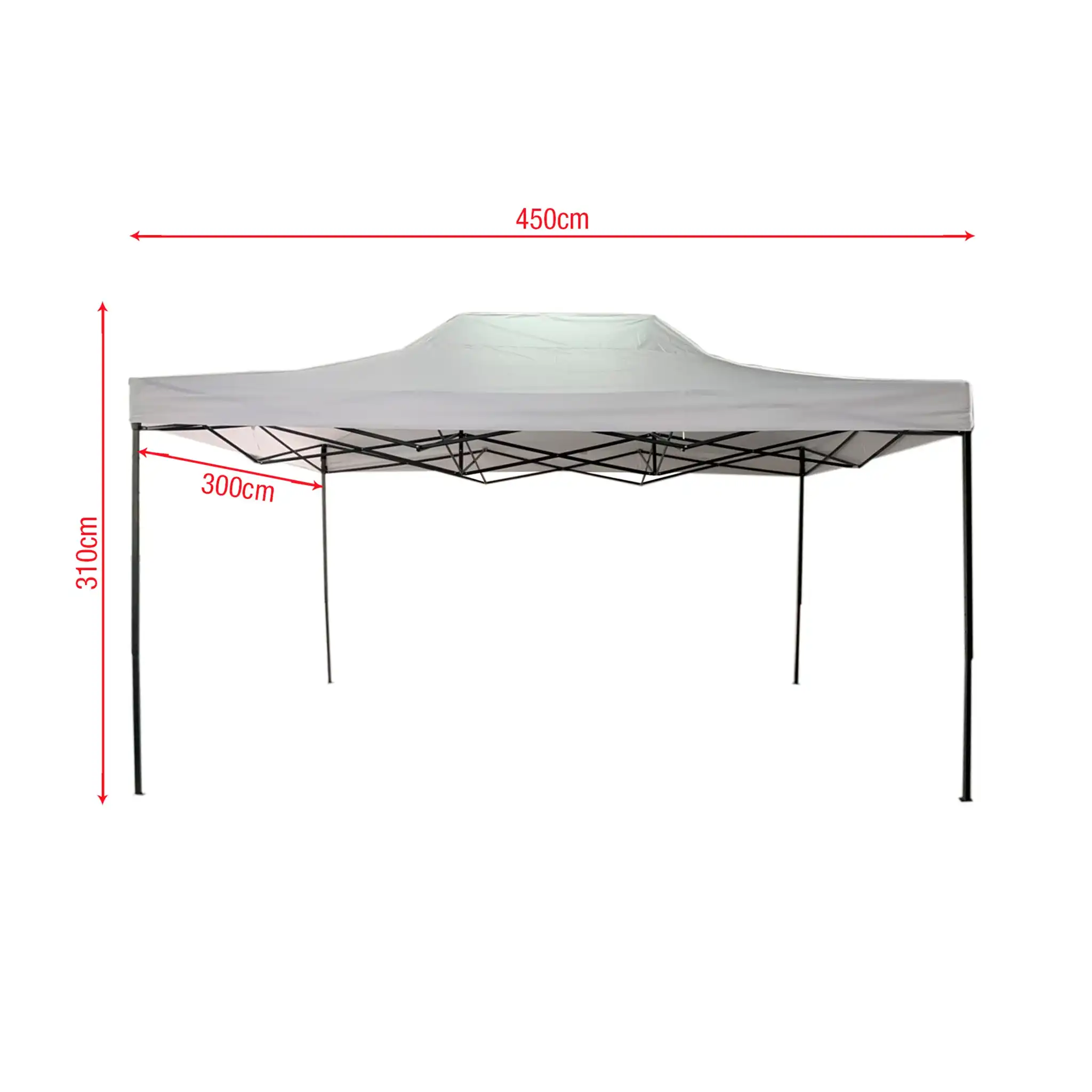 Ginkgo - Gazebo 3x4,5 bianco per fiere e mercati - Image 4