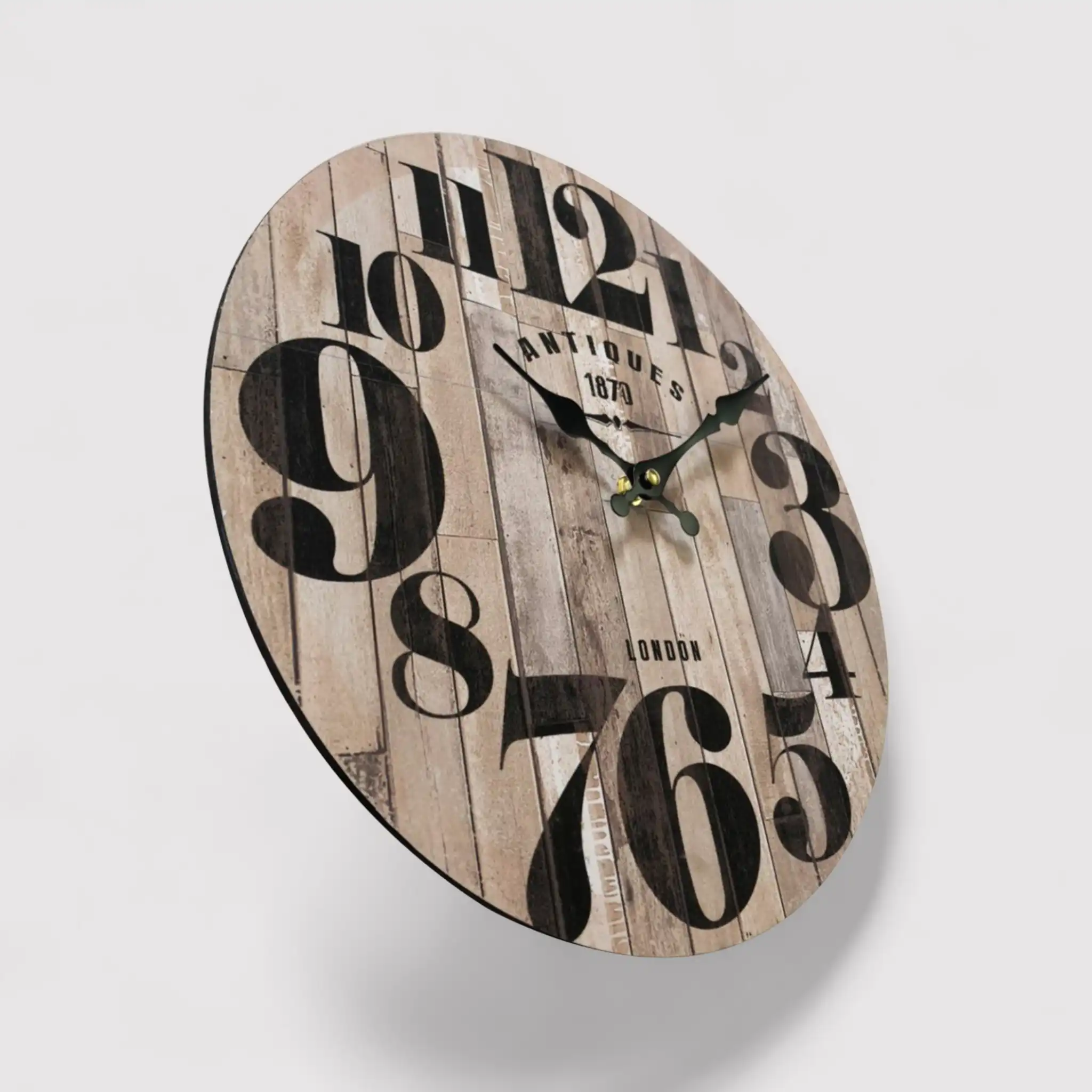 Ginura - Orologio da muro per cucina con numeri neri - Image 3