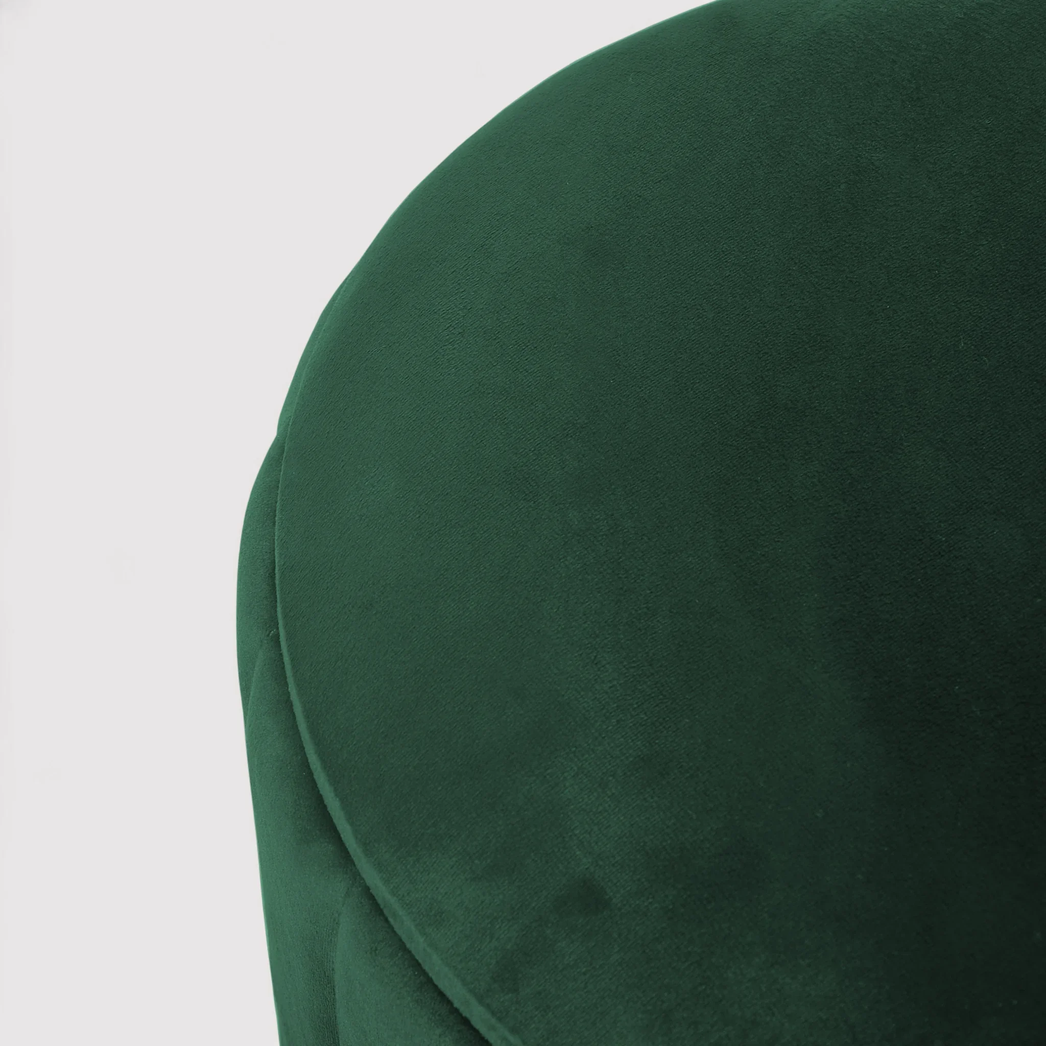 Giunco - Set di 2 pouf in velluto verdi con contenitore - Image 6