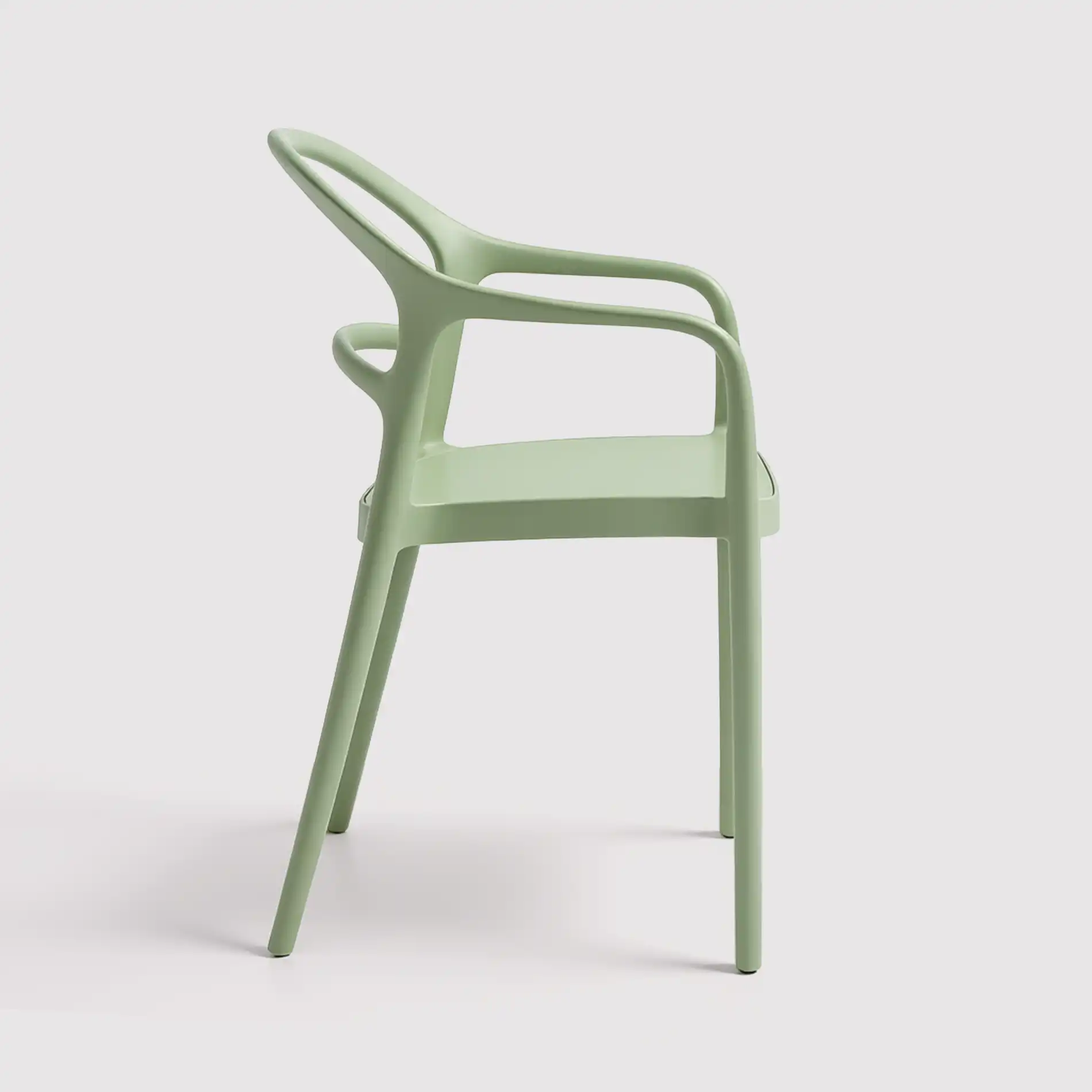 Harif - Sedia moderna verde chiaro per casa o esterno - Image 3